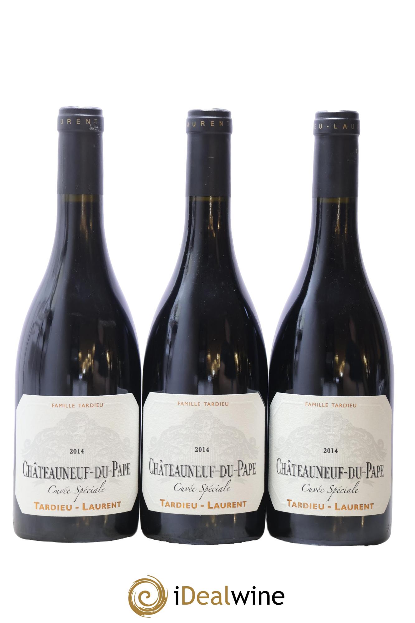 Châteauneuf-du-Pape Tardieu-Laurent Cuvée spéciale Famille Tardieu 2014 - Lot of 3 bottles - 0