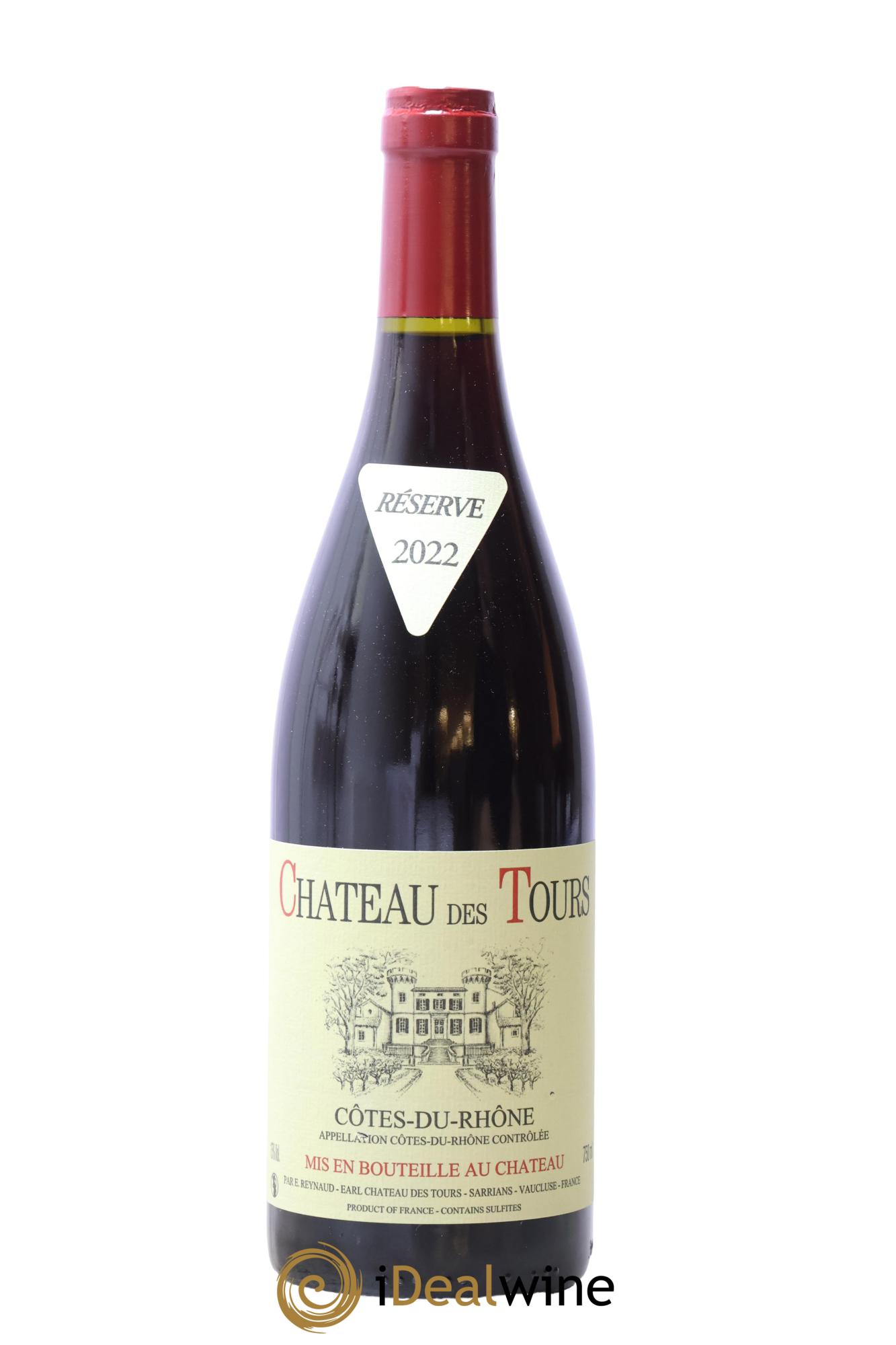 Côtes-du-Rhône Château des Tours Emmanuel Reynaud 2022 - Lot de 1 bouteille - 0