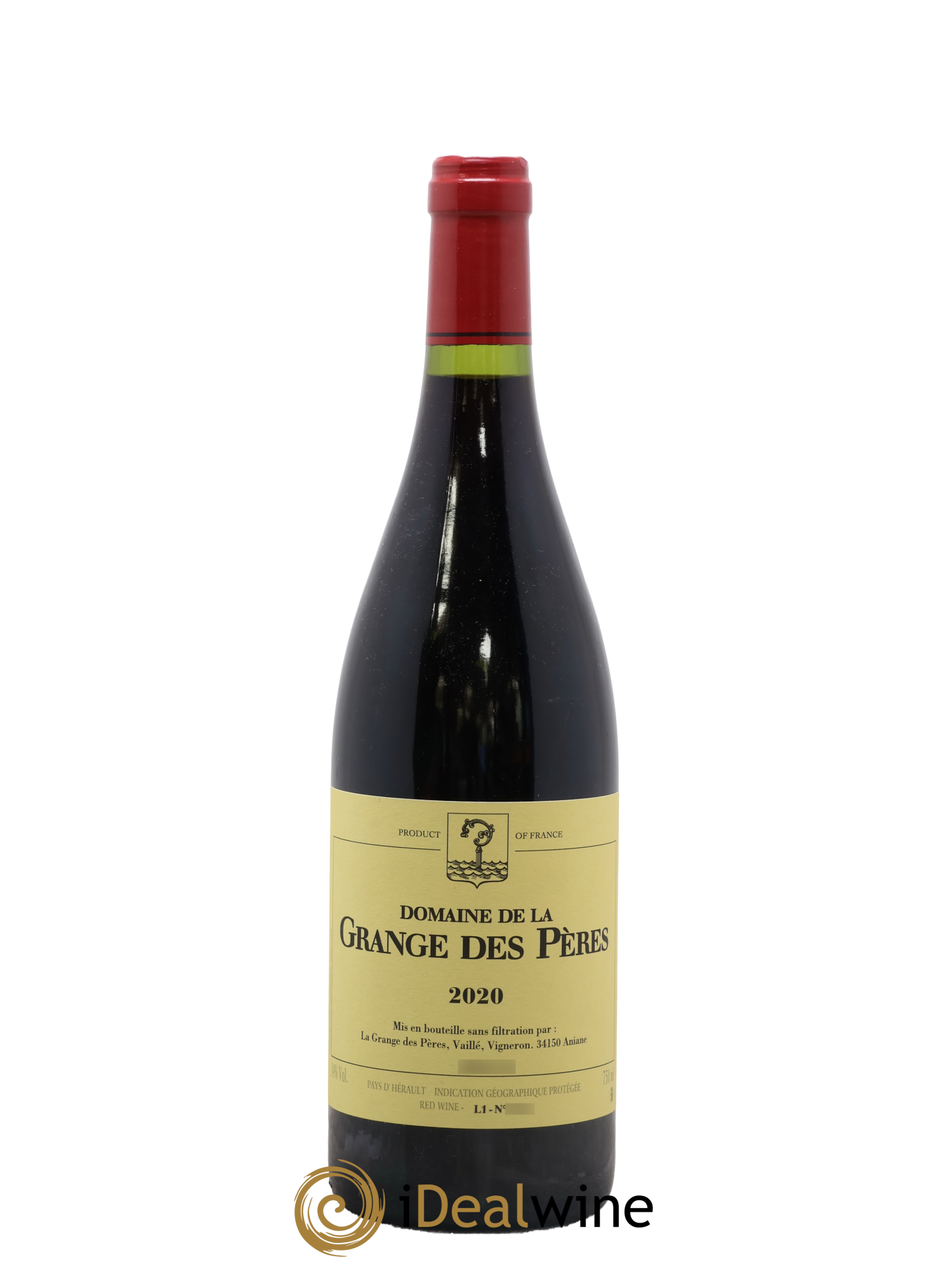 Pays d'Hérault Grange des Pères Laurent Vaillé 2020 - Lot de 1 bouteille - 0