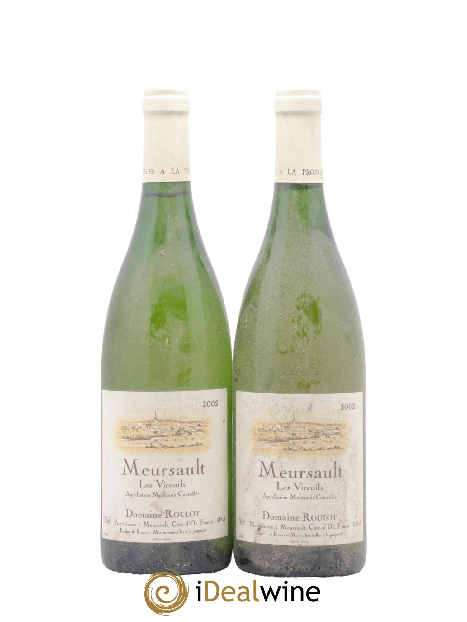 Meursault Les Vireuils Roulot (Domaine) 2002 - Lot de 2 bouteilles - 0