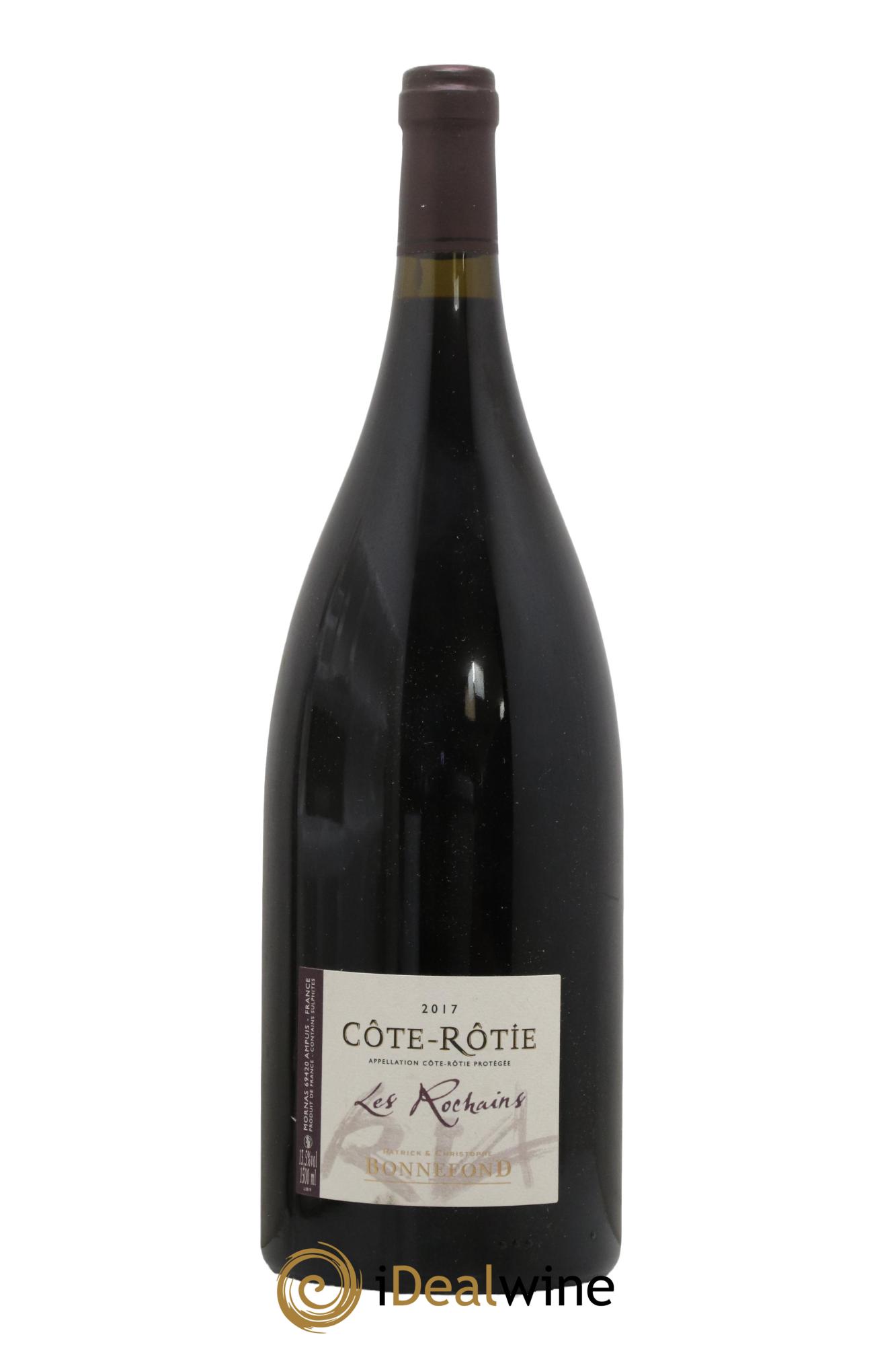 Côte-Rôtie Les Rochains Domaine Bonnefond 2017 - Posten von 1 Magnum - 0