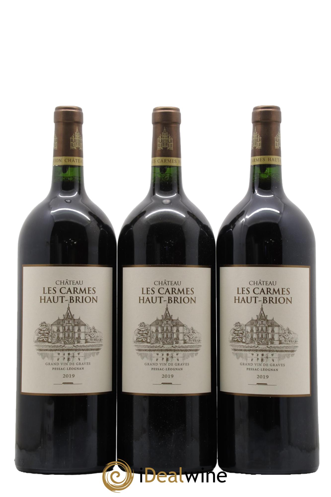 Château Les Carmes Haut-Brion 2019 - Lot de 3 magnums - 0