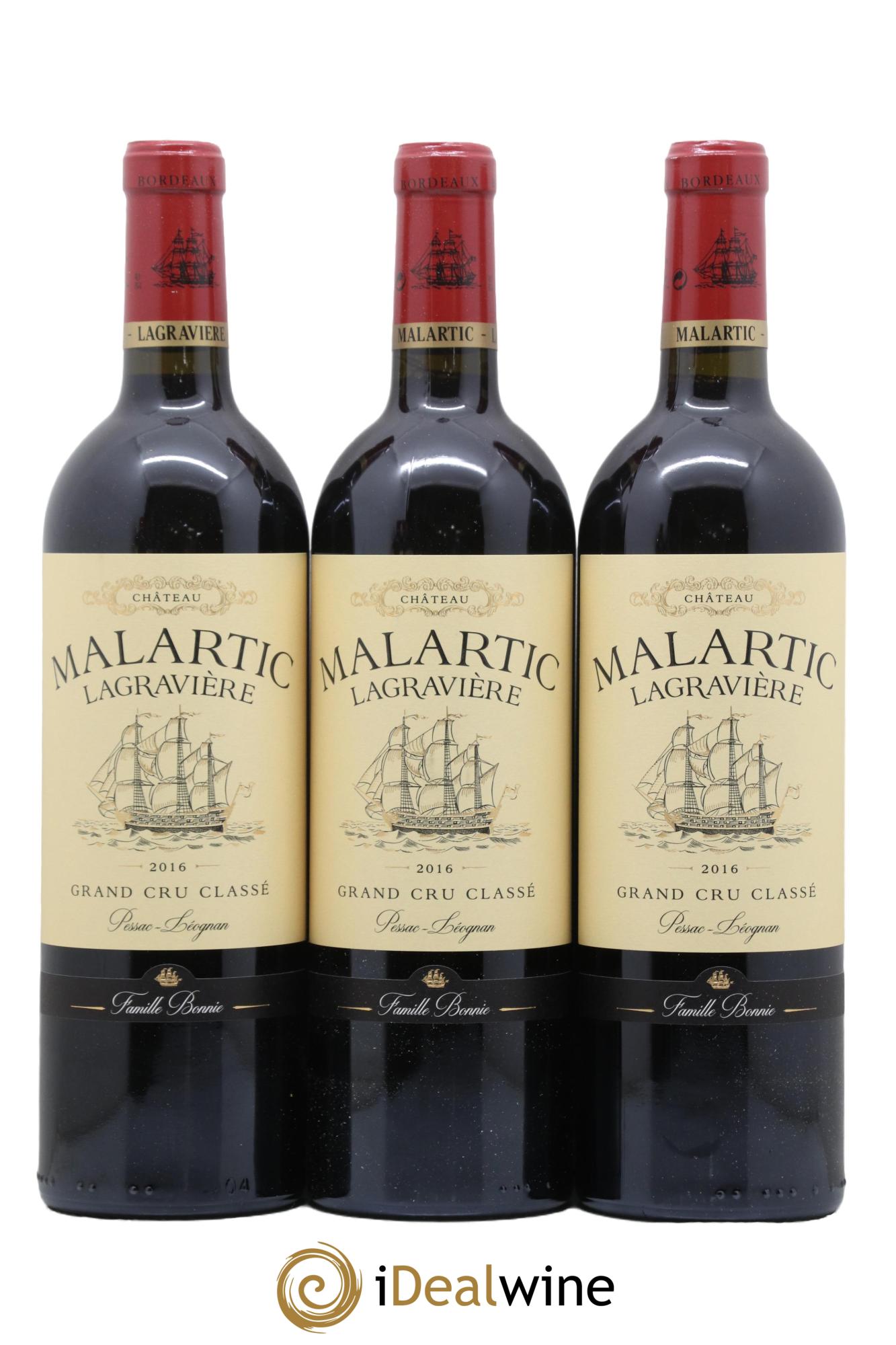 Château Malartic-Lagravière Cru Classé de Graves 2016 - Lot de 6 bouteilles - 1