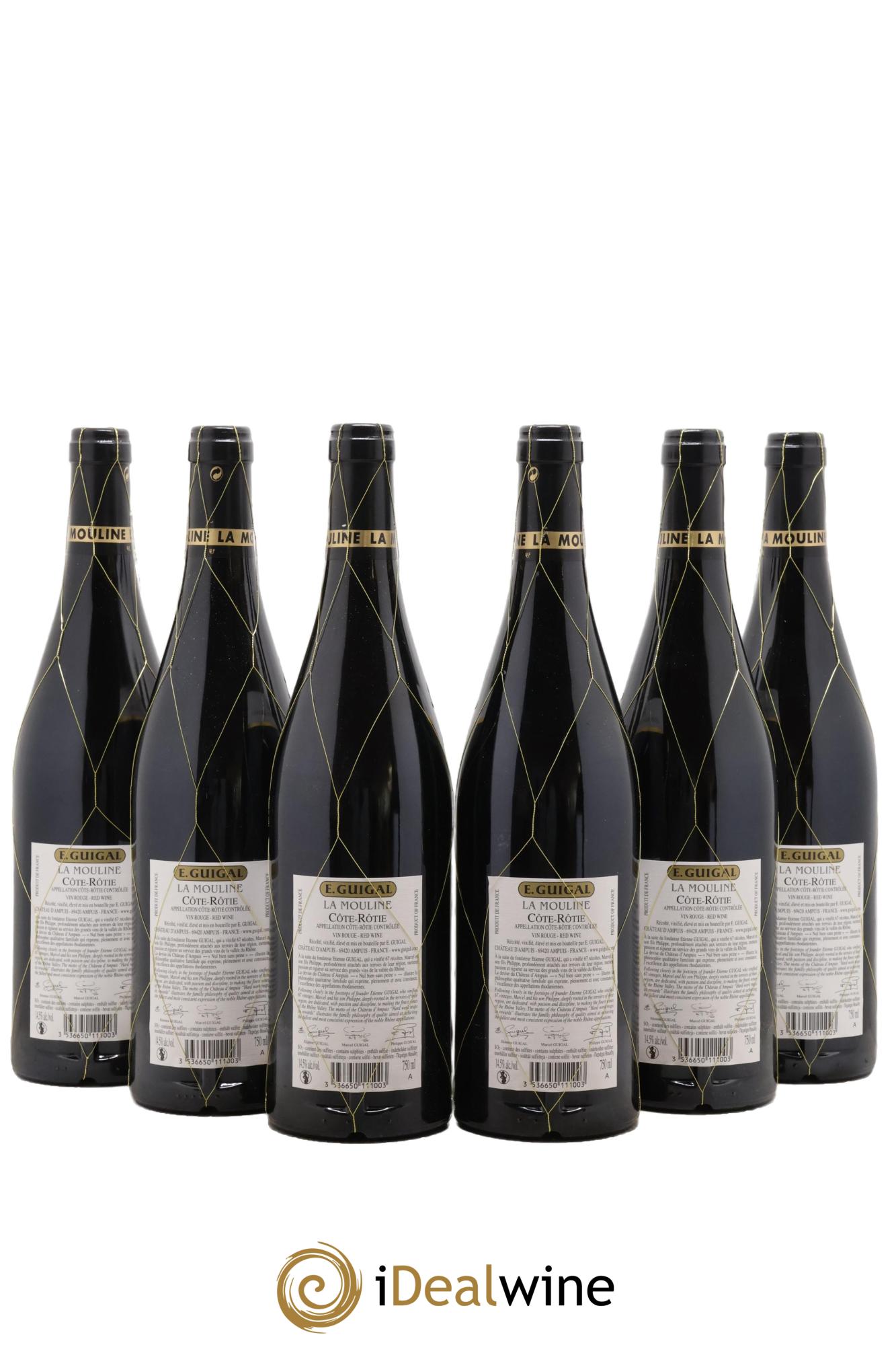 Côte-Rôtie La Mouline Guigal 2018 - Lot of 6 bottles - 1