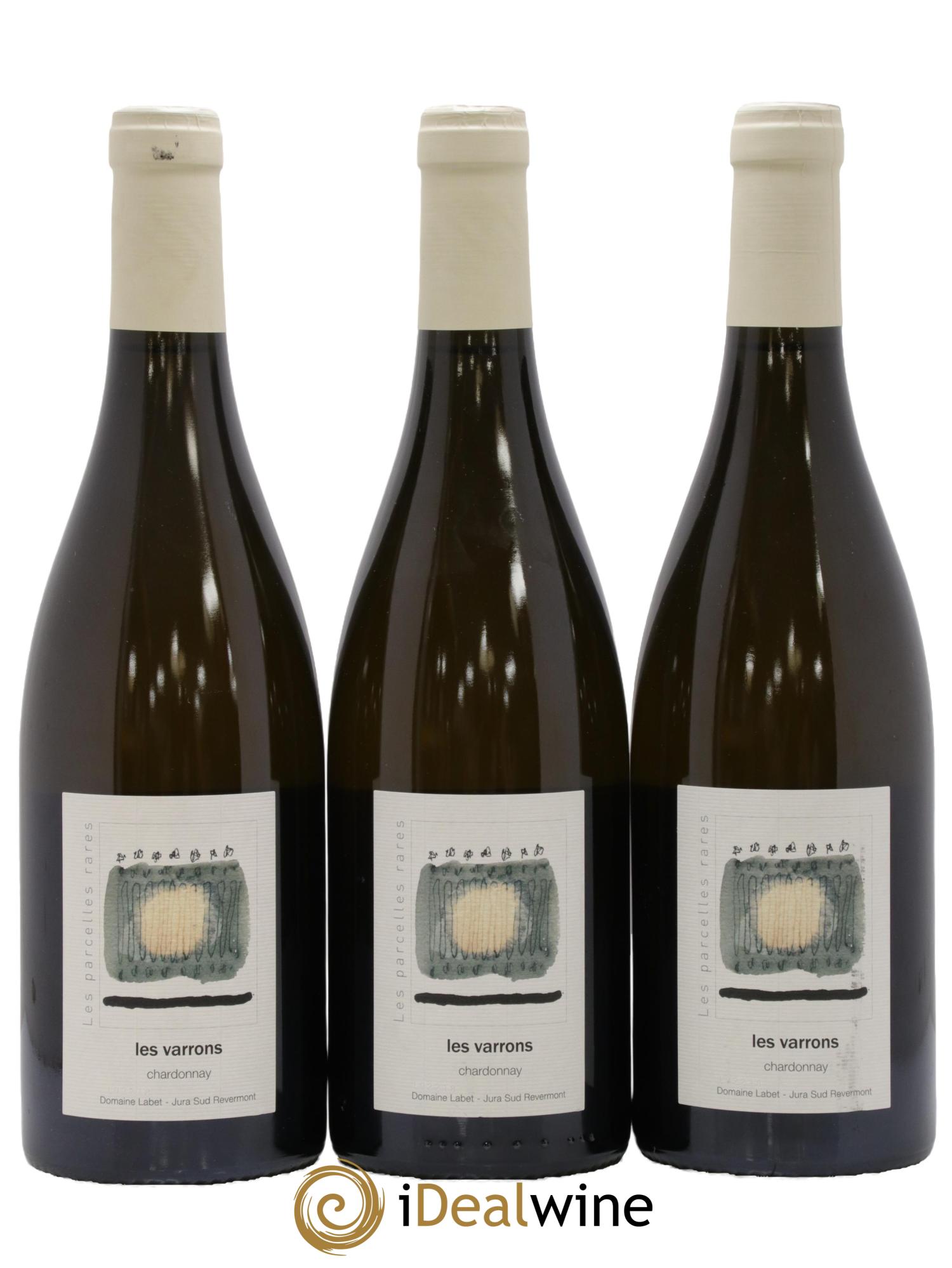 Côtes du Jura Chardonnay Les Varrons - cuvée 2 Romain - Julien - Charline Labet 2018 - Lot de 3 bouteilles - 0