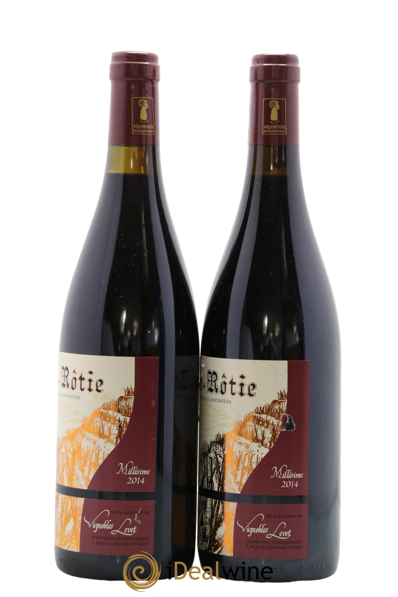 Côte-Rôtie Améthyste Vignobles Levet 2014 - Lot de 2 bouteilles - 1