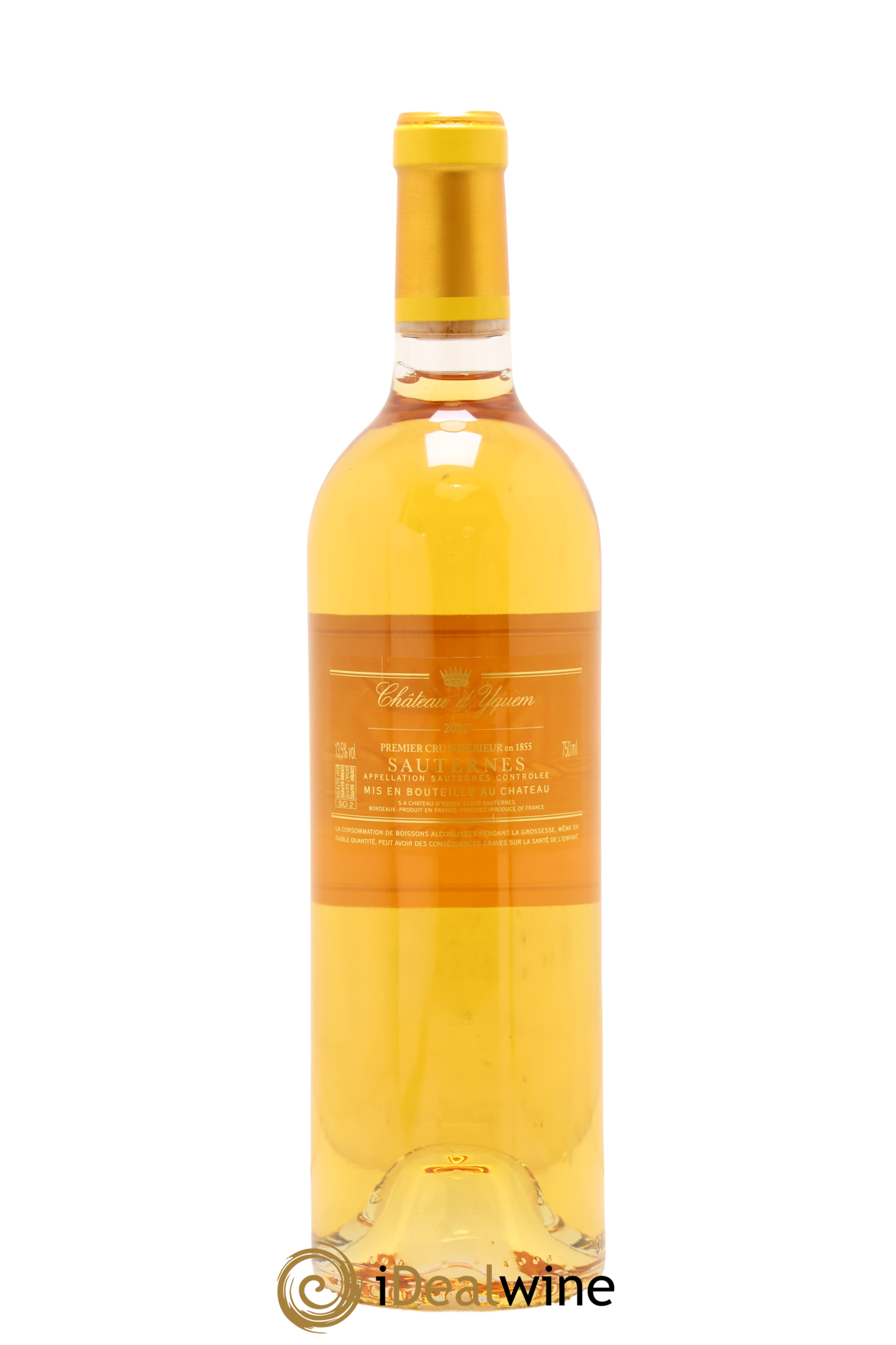 Château d' Yquem 1er Cru Classé Supérieur 2022 - Lot de 1 bouteille - 1
