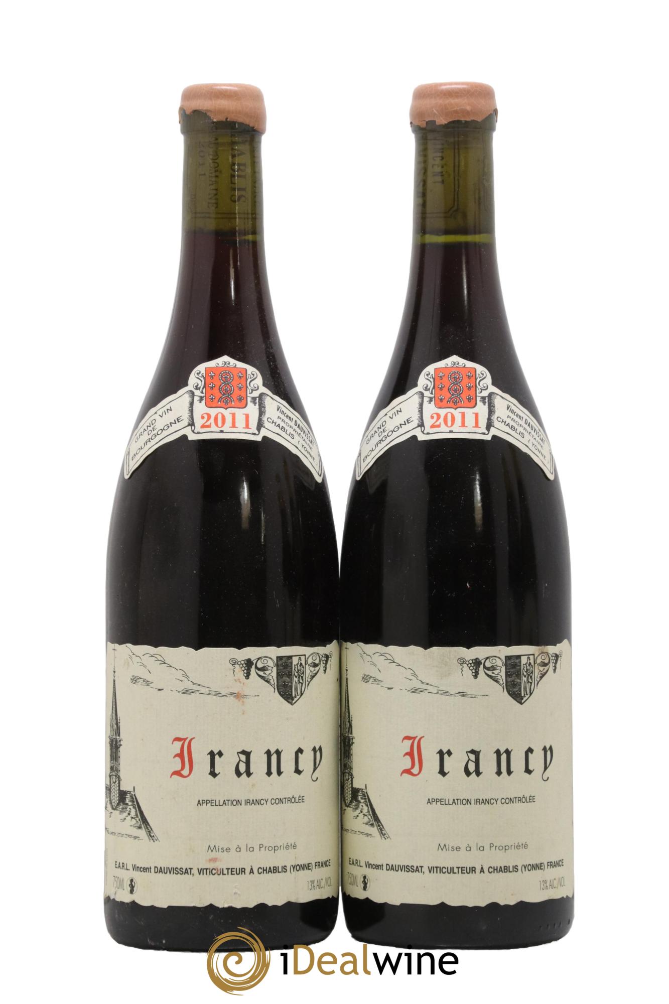 Irancy Vincent Dauvissat (Domaine) 2011 - Lot de 2 bouteilles - 0
