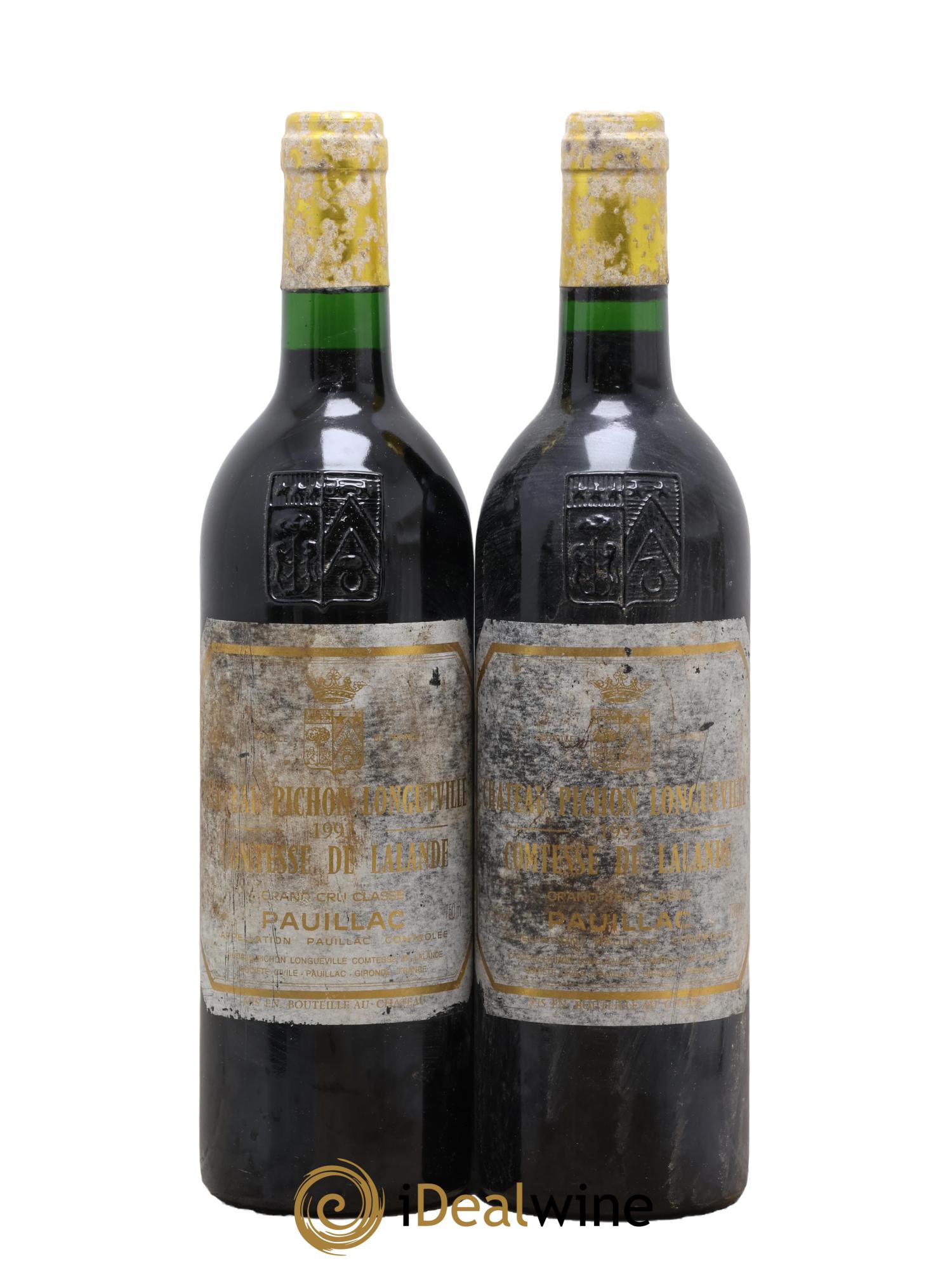 Château Pichon Longueville Comtesse de Lalande 2ème Grand Cru Classé 1993 - Lot de 2 bouteilles - 0
