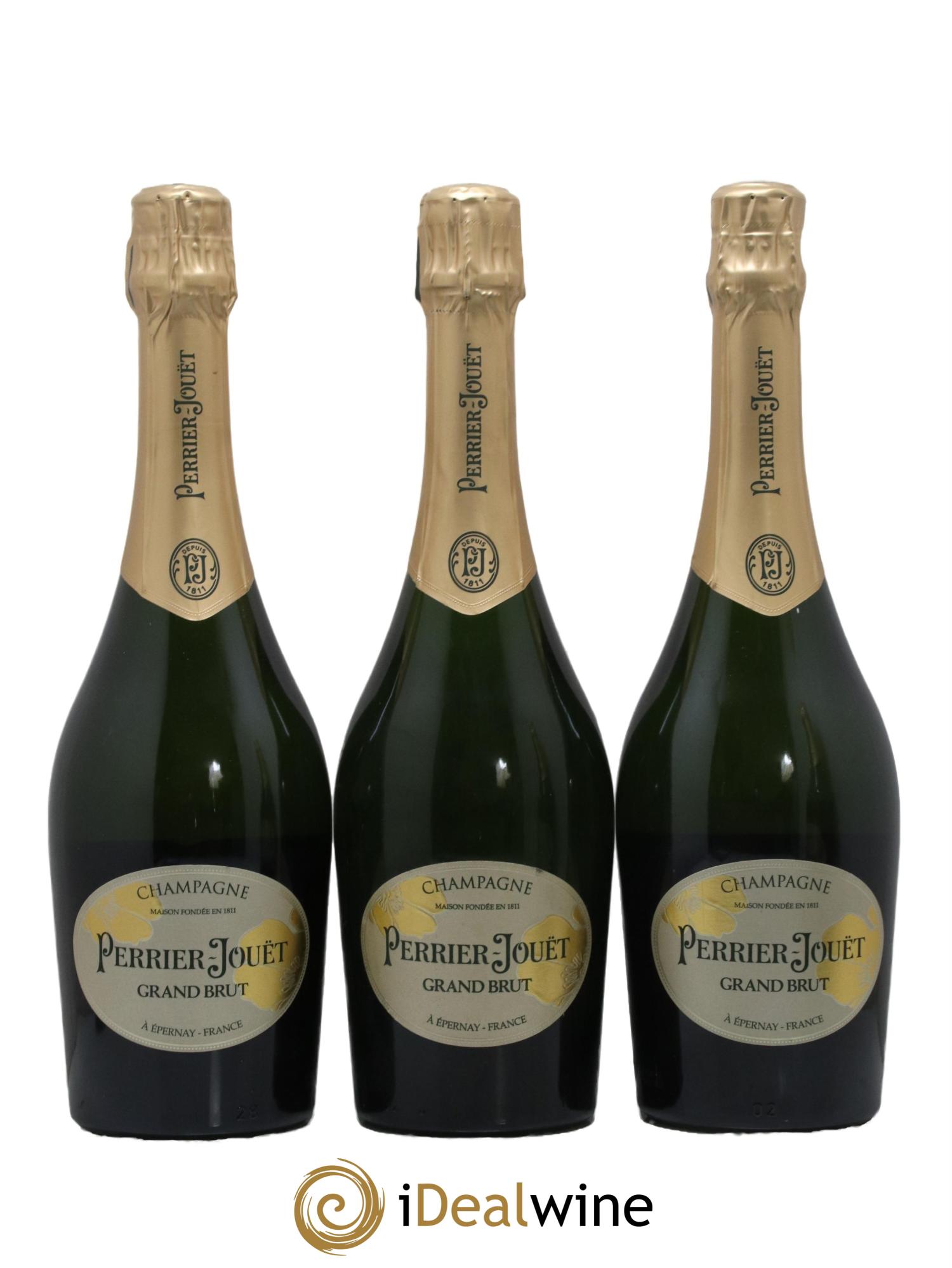 Grand Brut Perrier-Jouët - Lot de 3 bouteilles - 0