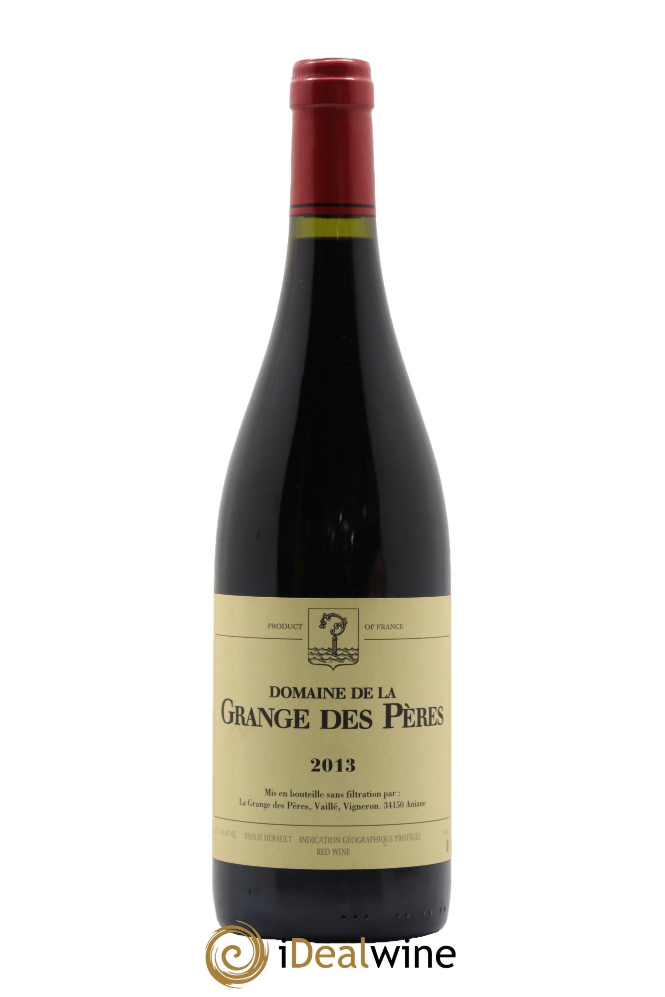 Pays d'Hérault Grange des Pères Laurent Vaillé 2013 - Lot de 1 bouteille - 0