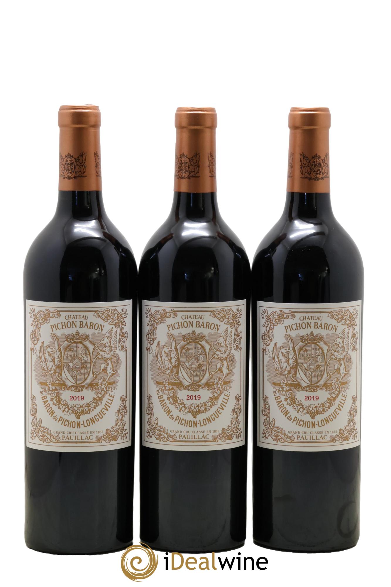 Pichon Longueville Baron 2ème Grand Cru Classé 2019 - Lot de 6 bouteilles - 1