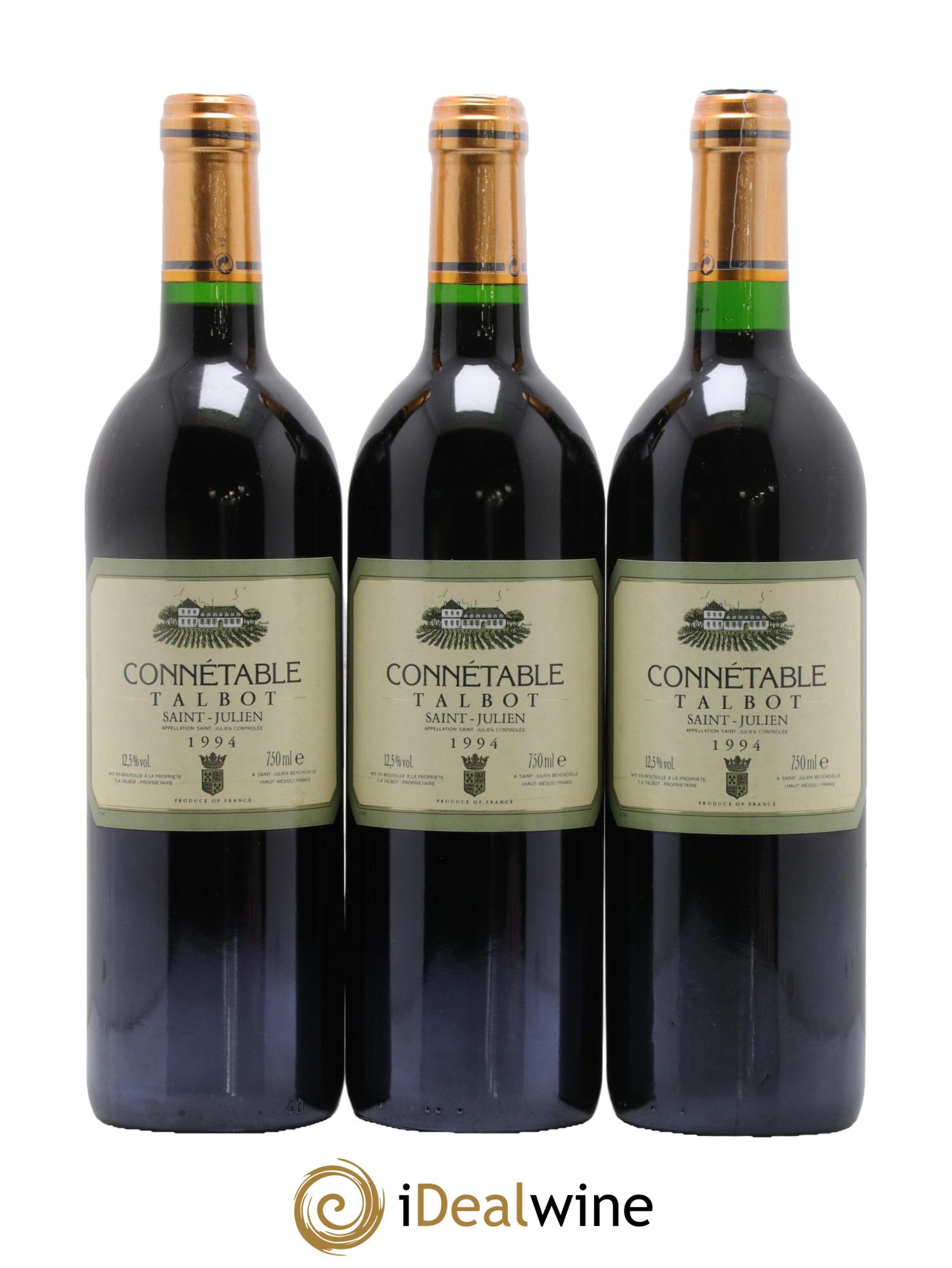Connétable de Talbot Second Vin 1994 - Lot de 12 bouteilles - 1
