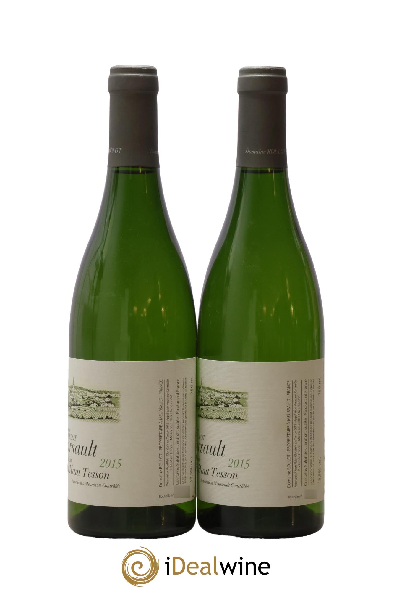 Meursault A mon plaisir Clos du Haut Tesson Roulot (Domaine) 2015 - Lot de 2 bouteilles - 1