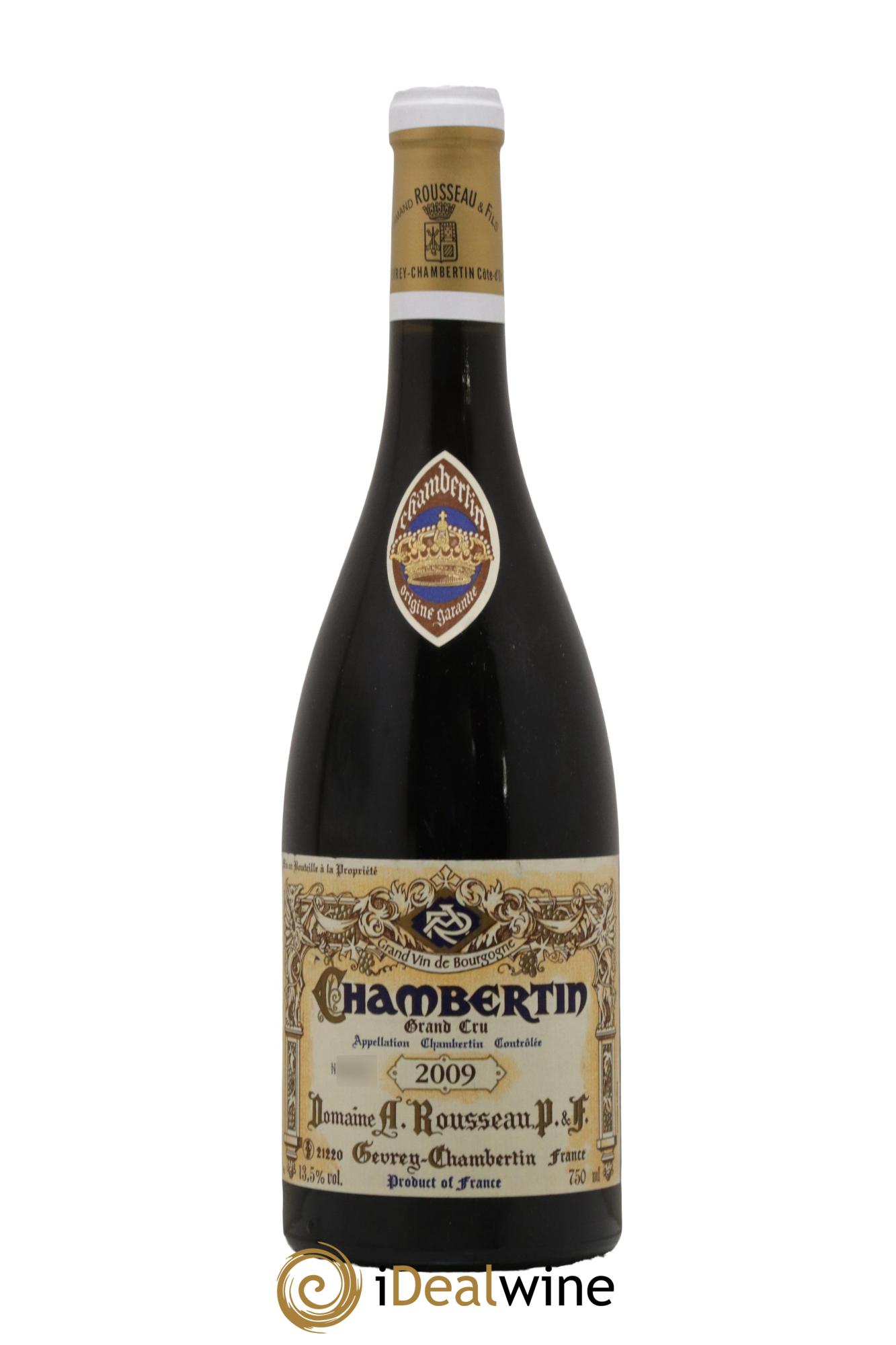 Chambertin Grand Cru Armand Rousseau (Domaine) 2009 - Lot de 1 bouteille - 0