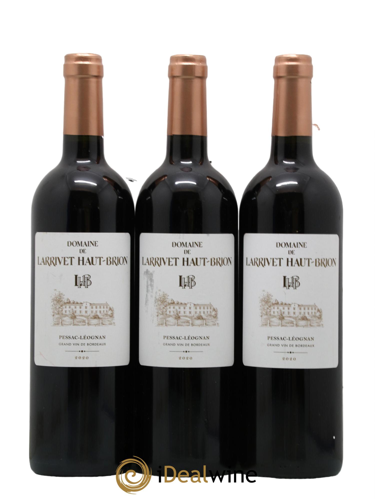 Château Larrivet Haut-Brion 2020 - Lot de 3 bouteilles - 0