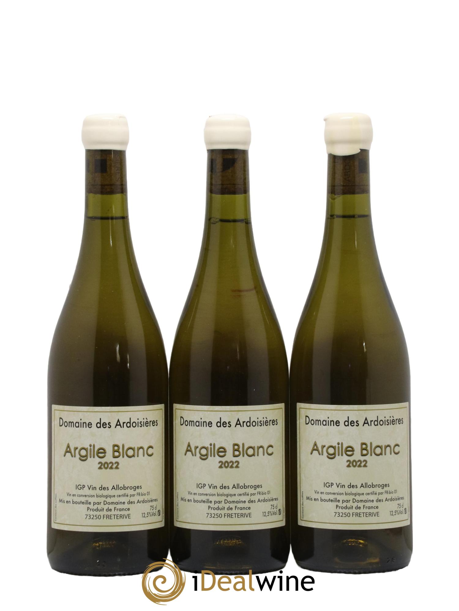 Vin des Allobroges Saint-Pierre-de-Soucy Argile Ardoisières (Domaine des) 2022 - Lot de 3 bouteilles - 0