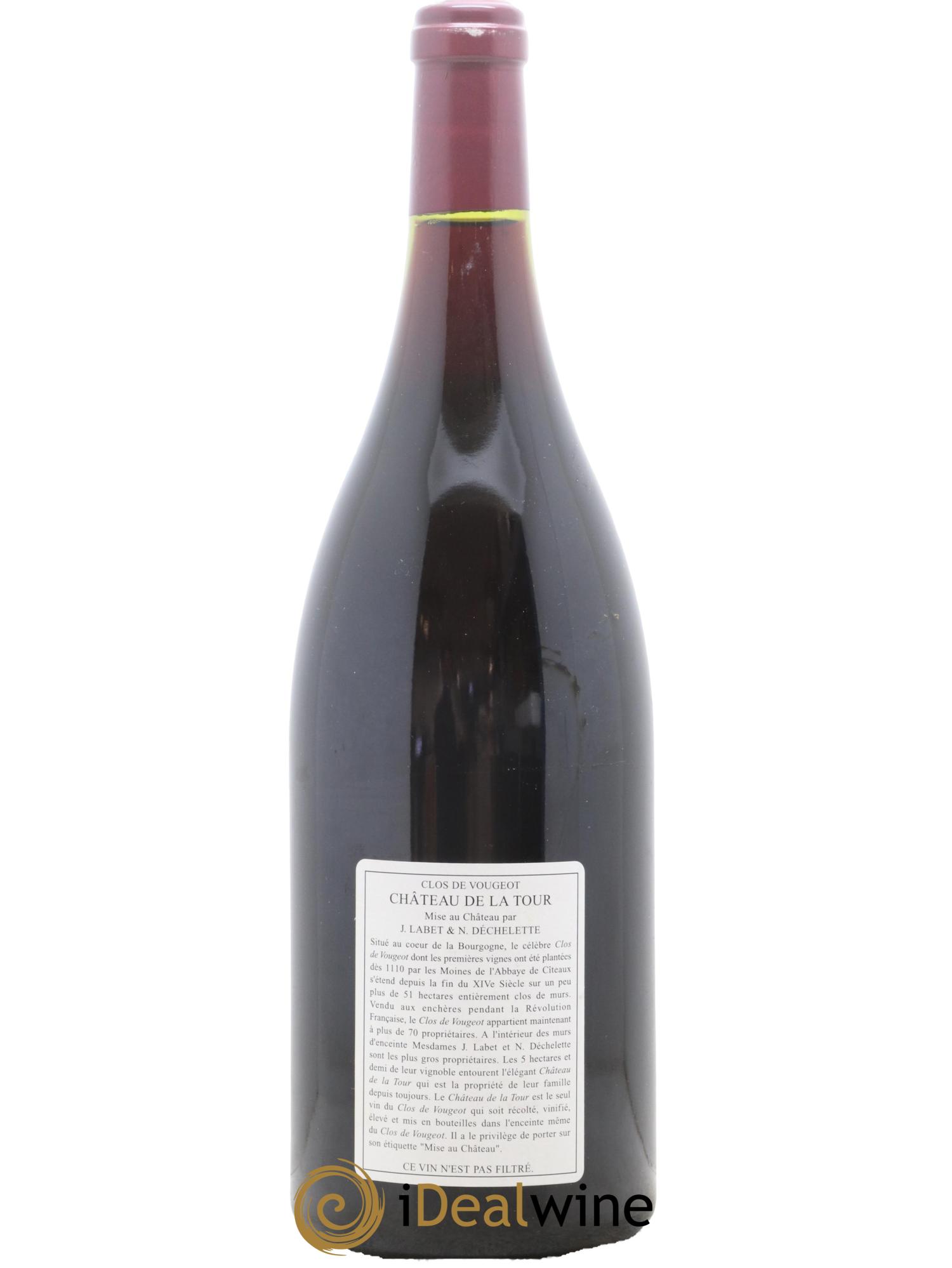 Clos de Vougeot Grand Cru Château de La Tour 1998 - Lot de 1 magnum - 1