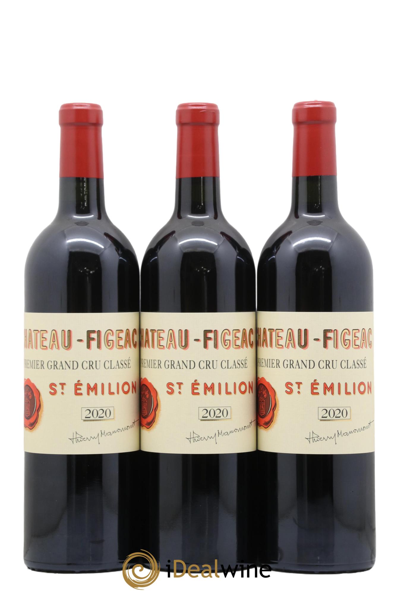 Château Figeac 1er Grand Cru Classé A 2020 - Lotto di 6 bottiglie - 3