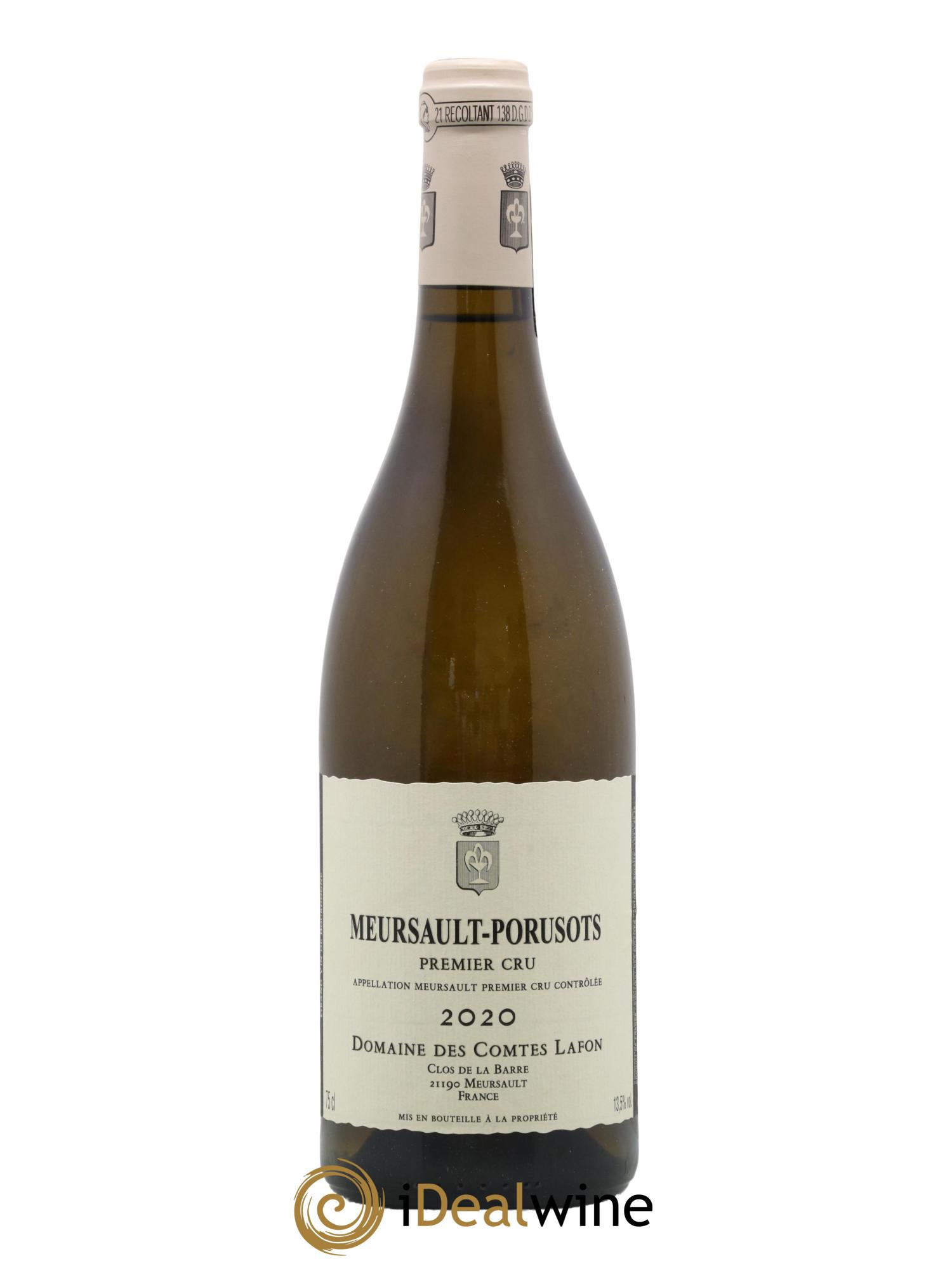 Meursault 1er Cru Porusots Comtes Lafon (Domaine des) 2020 - Lot of 1 bottle - 0