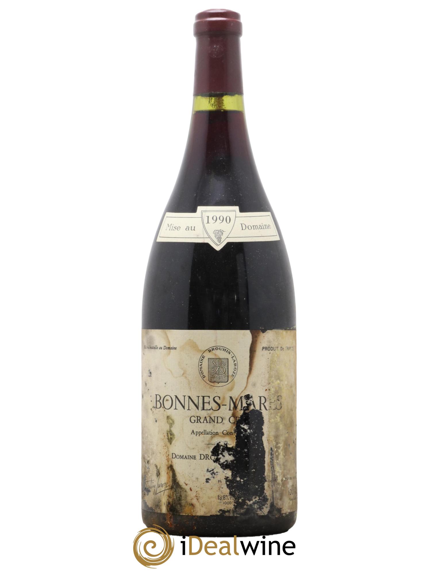 Bonnes-Mares Grand Cru Domaine Drouhin-Laroze 1990 - Lot de 1 magnum - 0