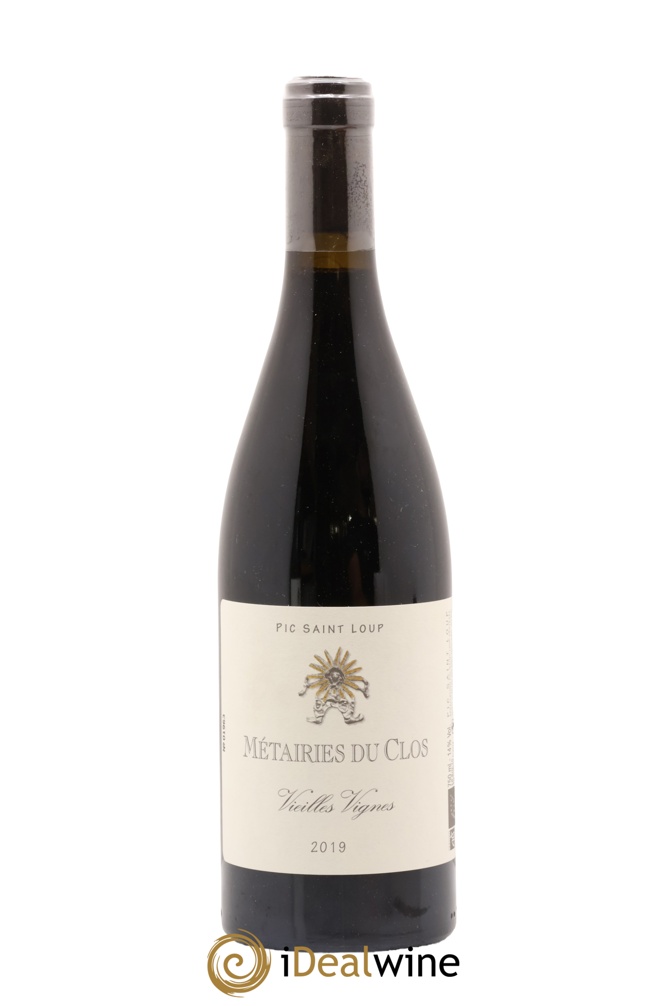 Pic Saint-Loup Les Métairies du Clos Vieilles Vignes Christophe Peyrus et Françoise Julien 2019 - Lot de 1 bouteille - 0