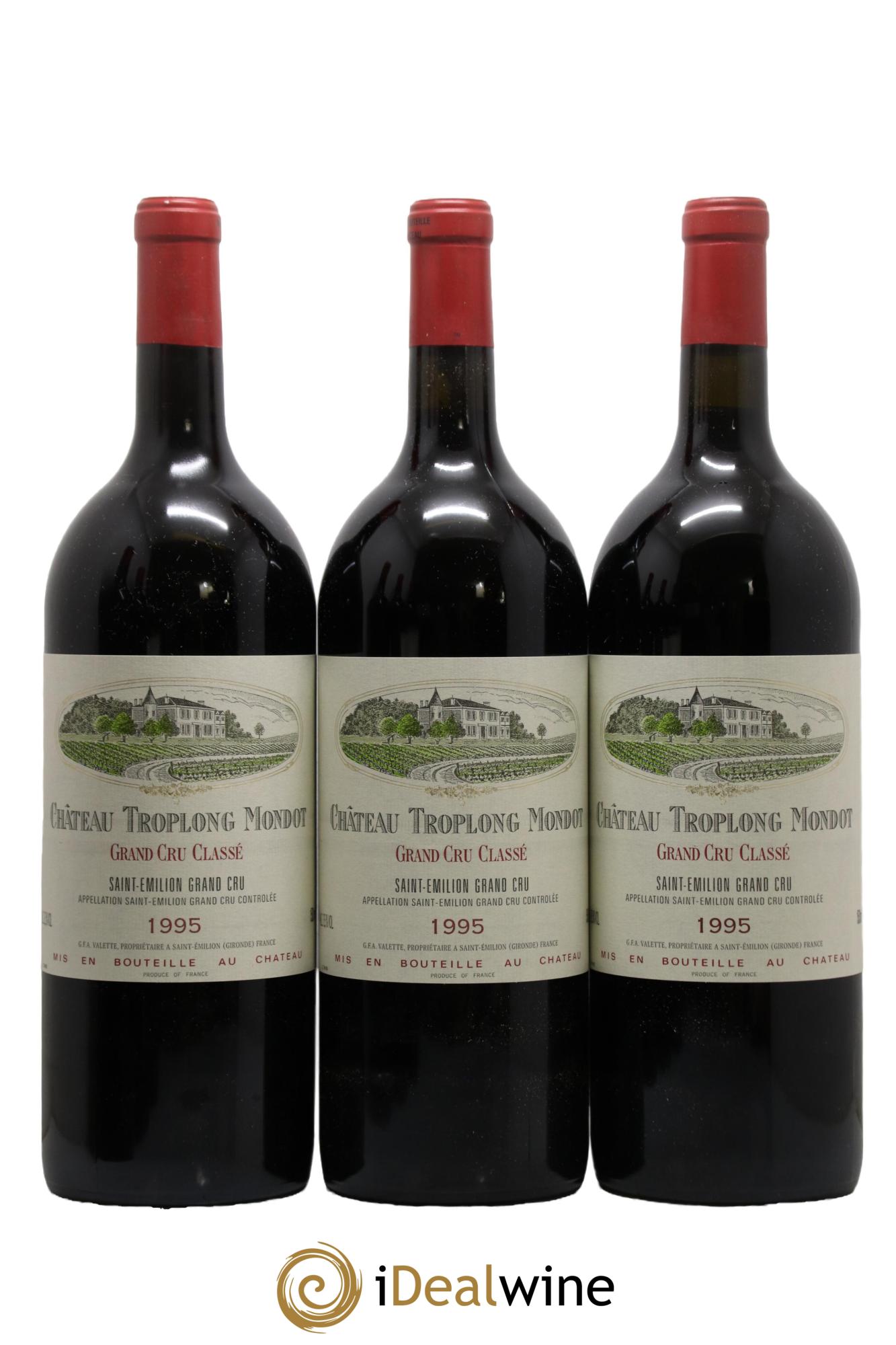 Château Troplong Mondot 1er Grand Cru Classé B 1995 - Lotto di 6 magnum - 2