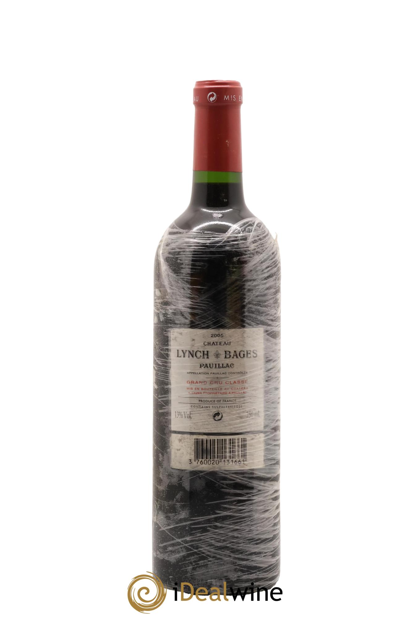 Château Lynch Bages 5ème Grand Cru Classé 2005 - Lot de 1 bouteille - 1