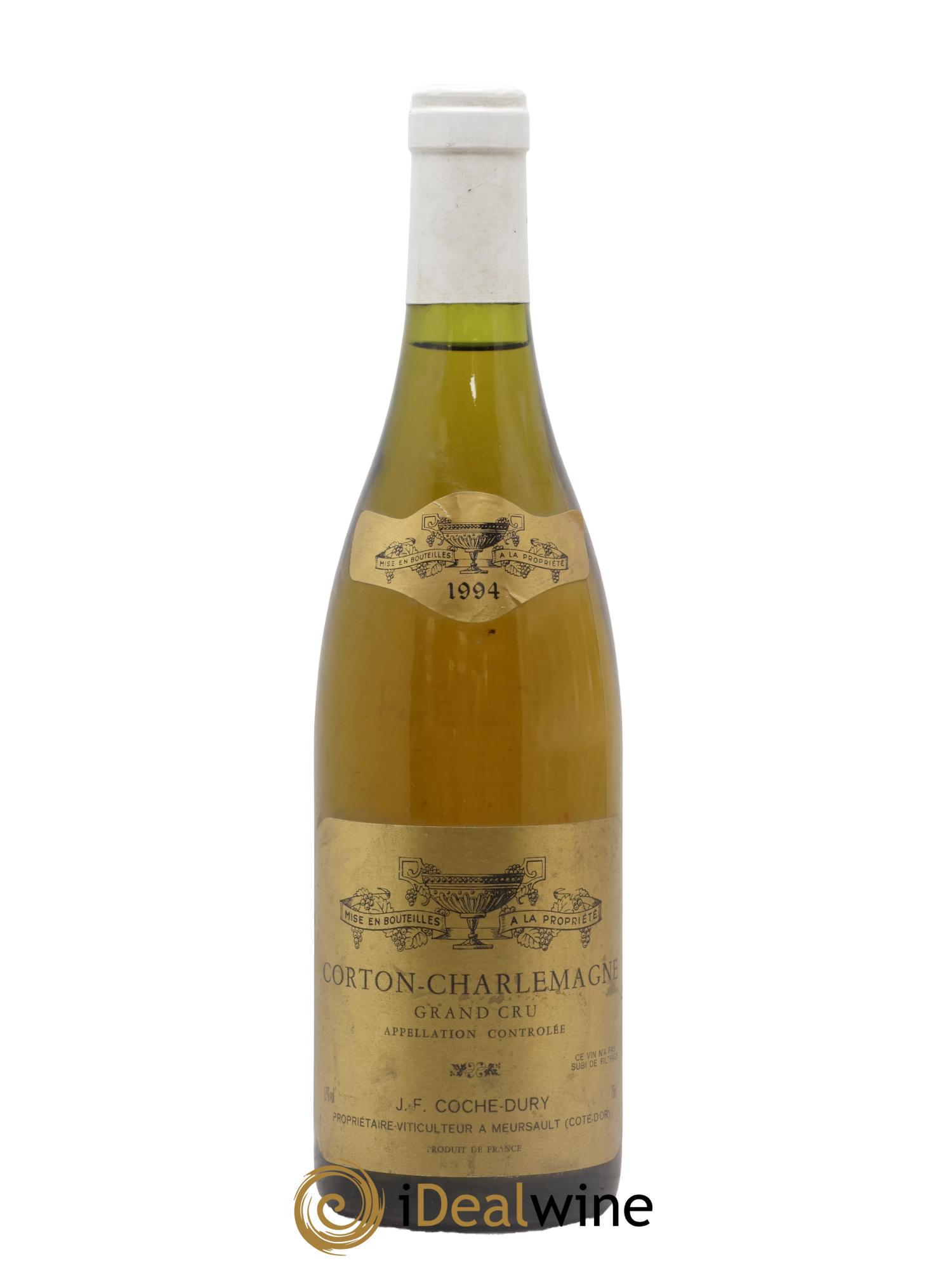 Corton-Charlemagne Grand Cru Coche Dury (Domaine) 1994 - Posten von 1 Flasche - 0