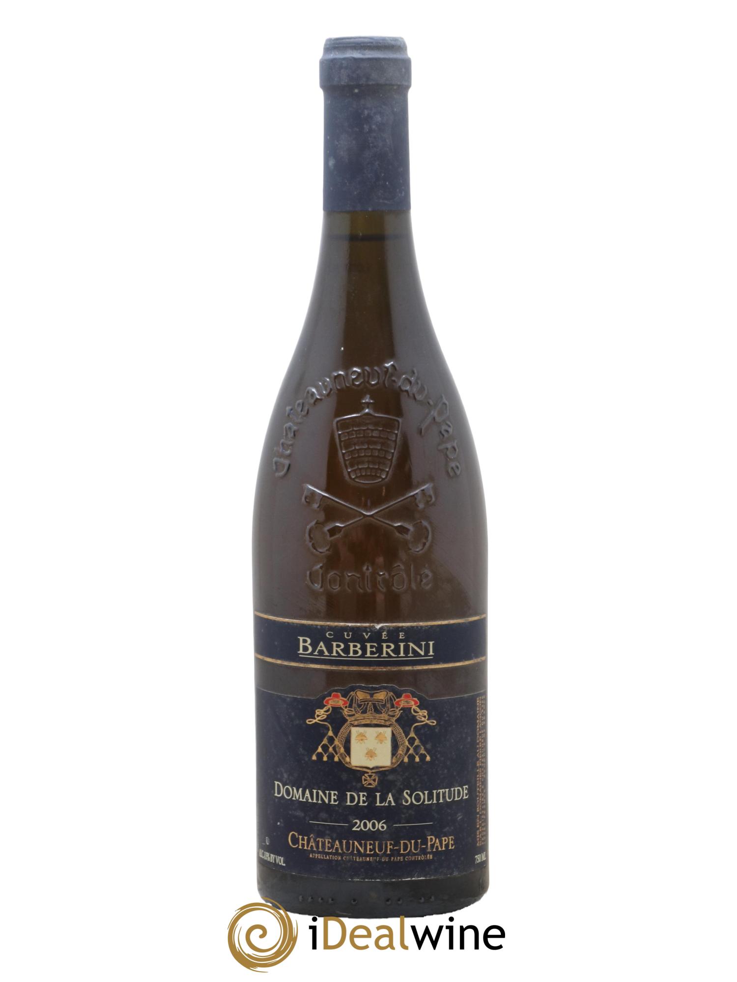 Châteauneuf-du-Pape Cuvee Barberini Domaine De La Solitude 2006 - Lot de 1 bouteille - 0