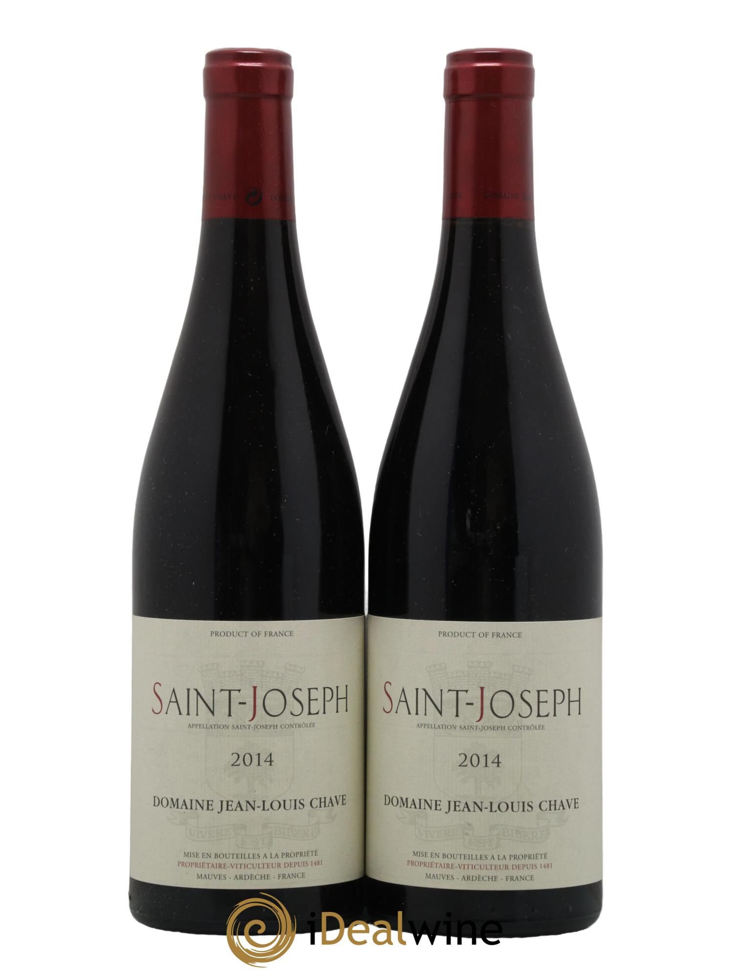 Saint-Joseph Jean-Louis Chave 2014 - Posten von 2 Flaschen - 0