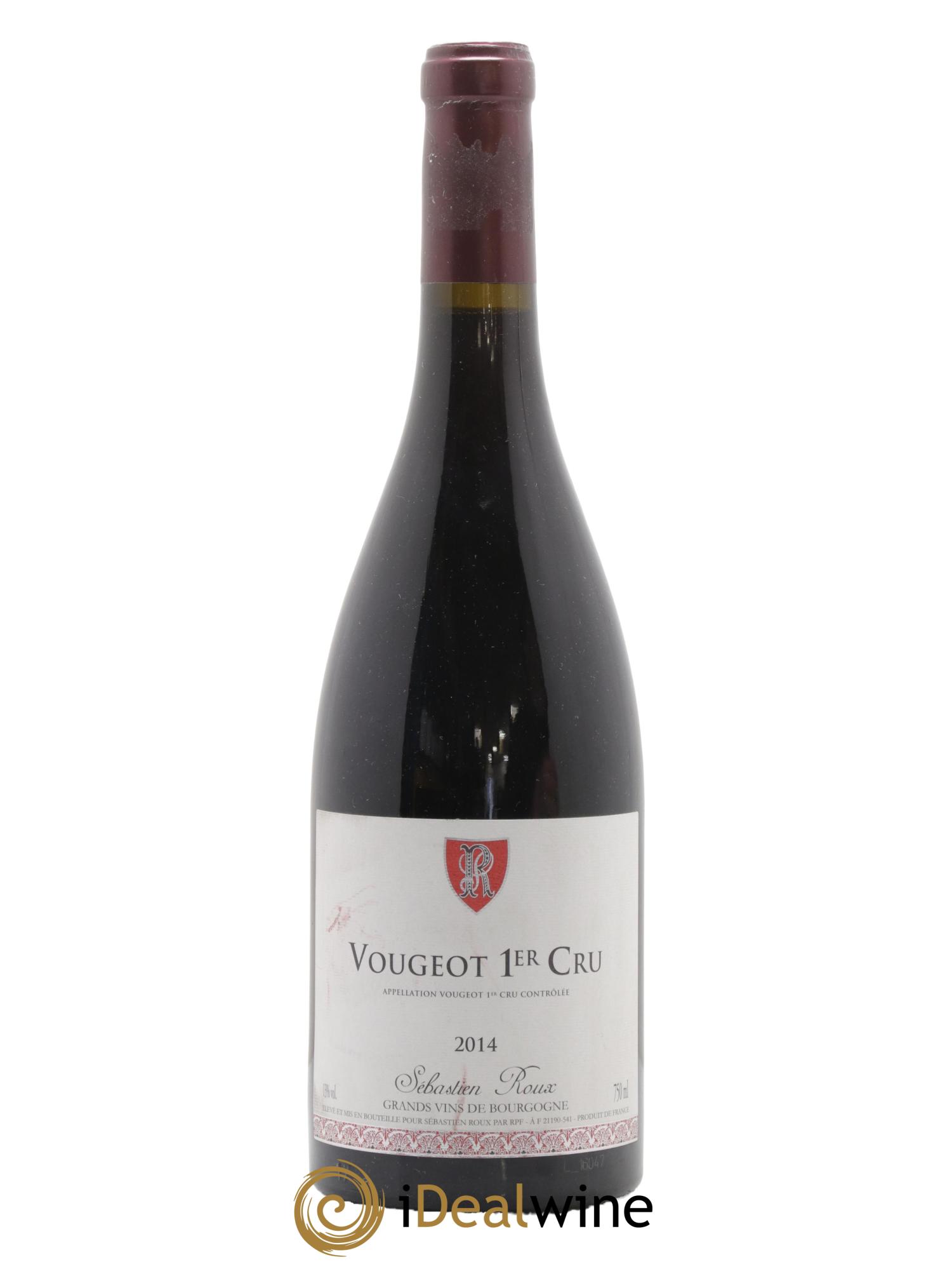 Vougeot 1er Cru Sébastien Roux 2014 - Lotto di 1 bottiglia - 0