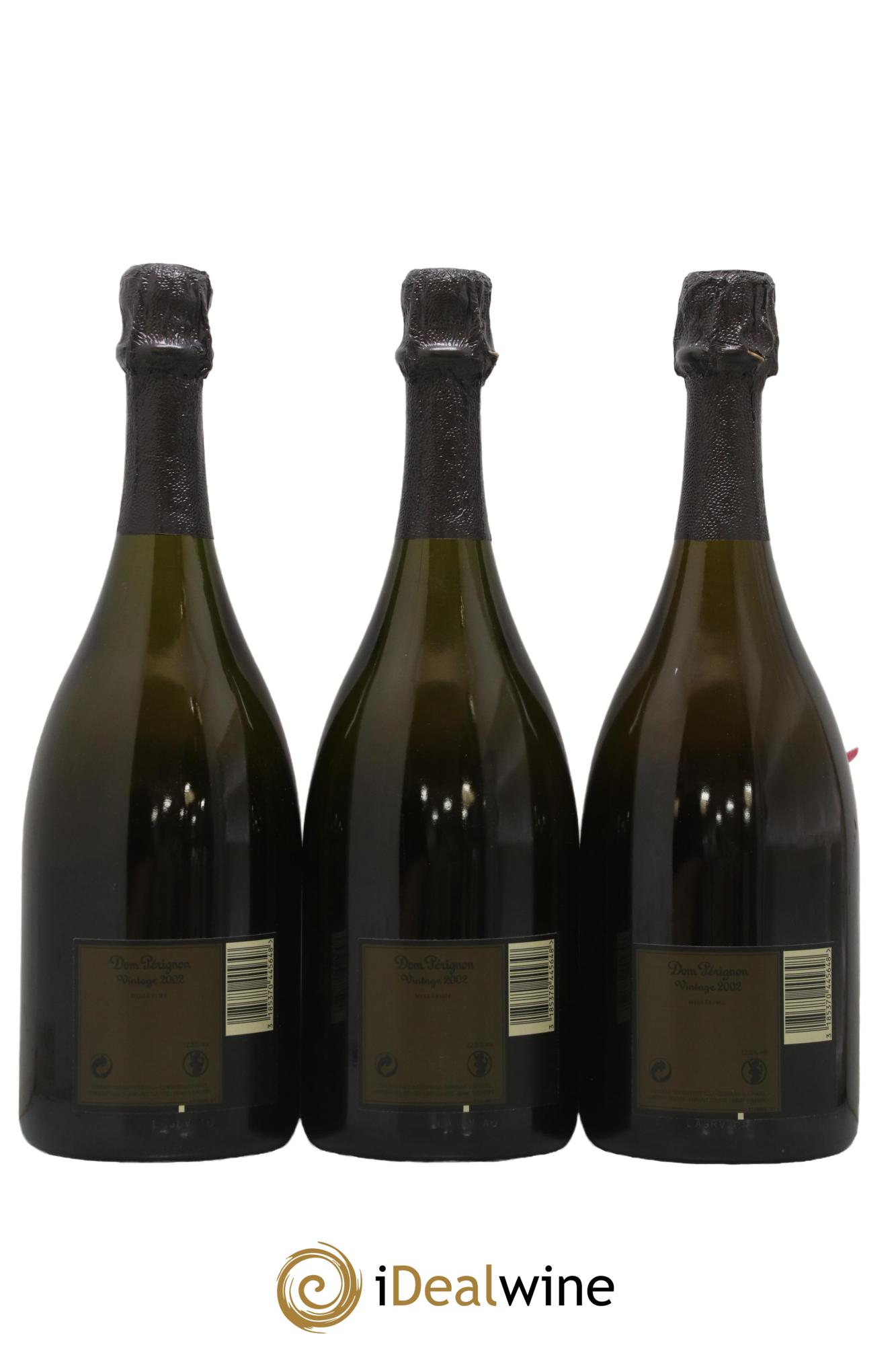 Brut Dom Pérignon 2002 - Lot de 3 bouteilles - 1