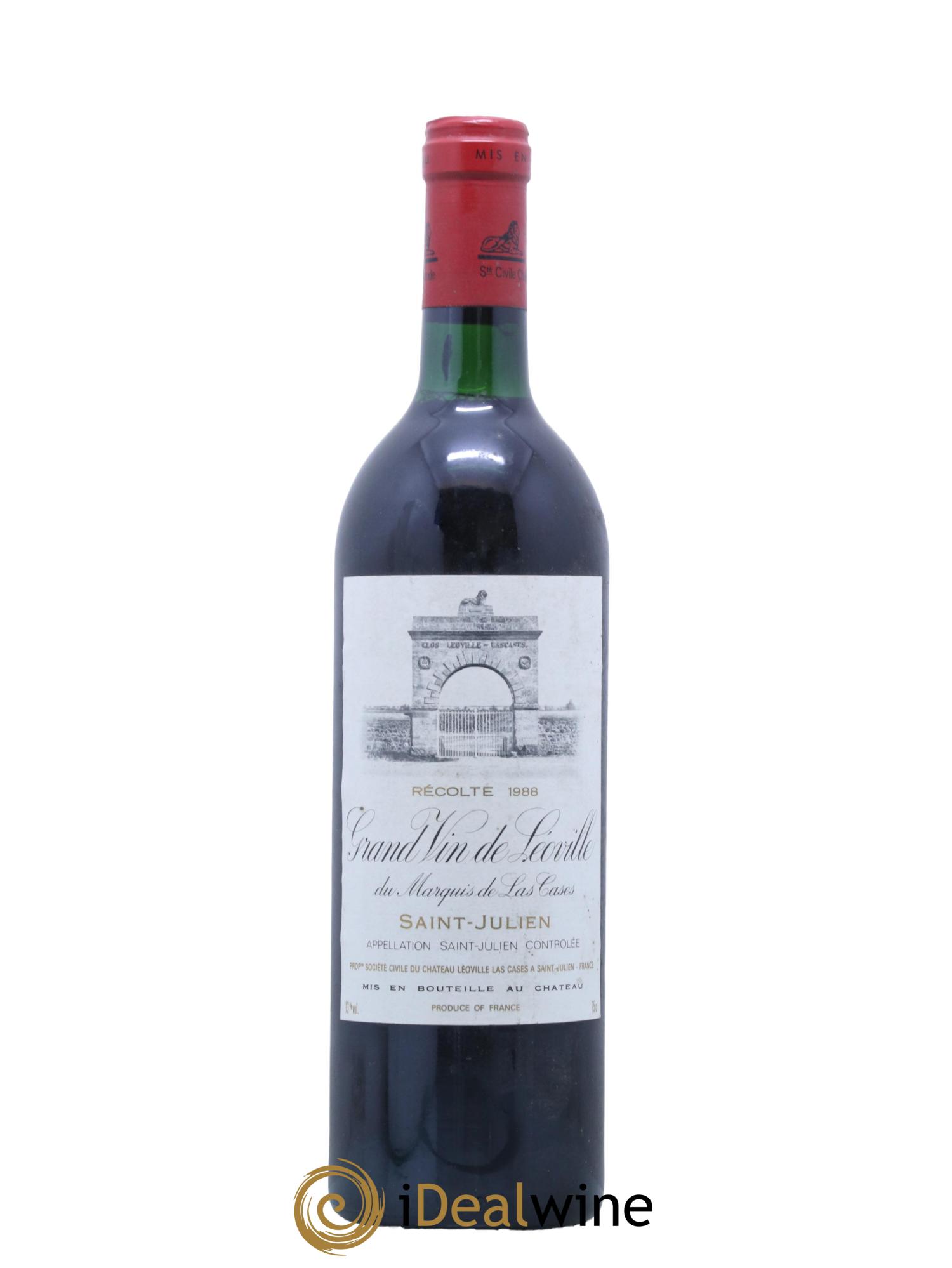 Château Léoville Las Cases 2ème Grand Cru Classé 1988 - Lot de 1 bouteille - 0