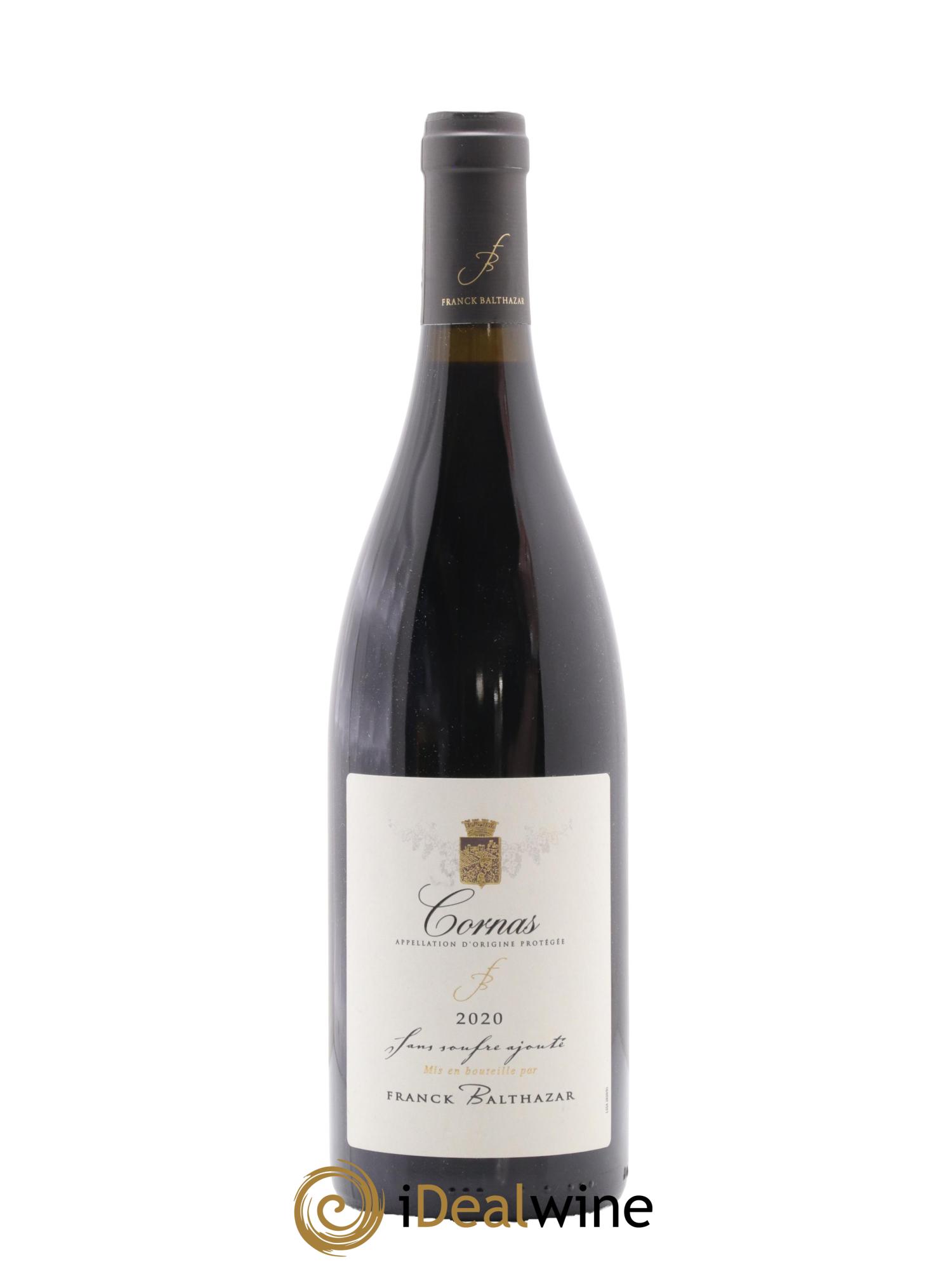 Cornas Cuvée sans soufre Franck Balthazar (Domaine)  2020 - Lot de 1 bouteille - 0