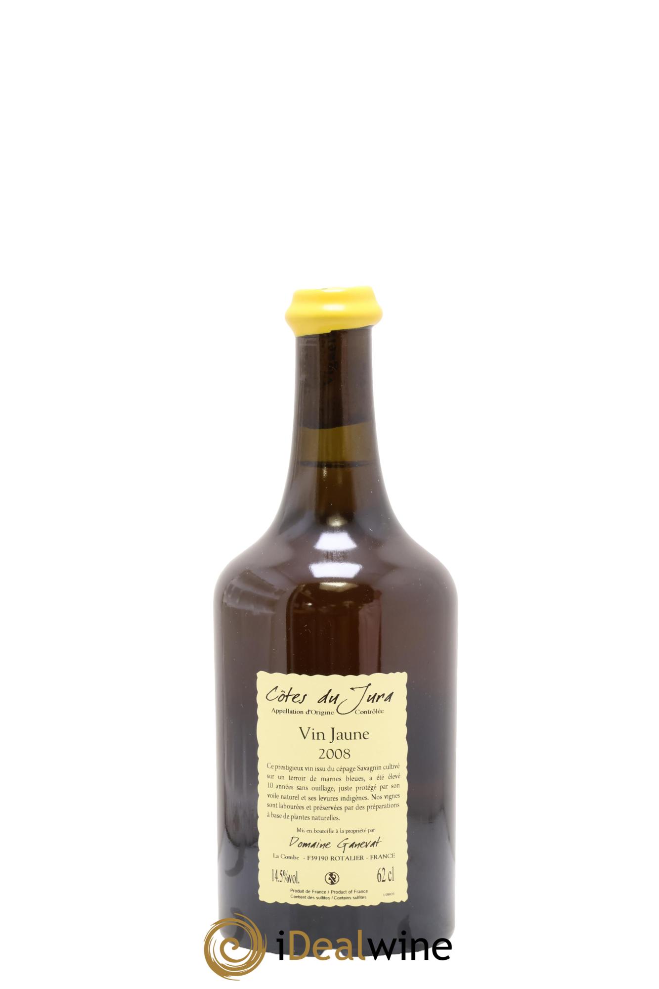 Côtes du Jura Vin Jaune Jean-François Ganevat (Domaine) 2008 - Posten von 1 Flasche - 1