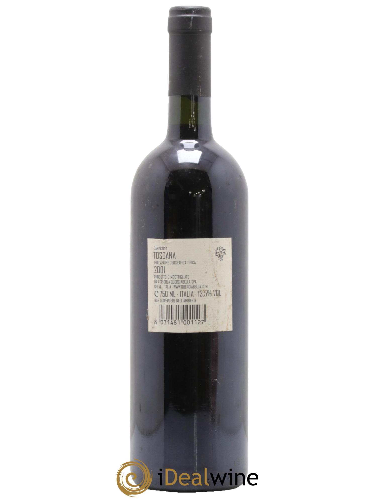 Toscana IGT Querciabella Camartina Sebastiano Castiglioni 2001 - Lot de 1 bouteille - 1