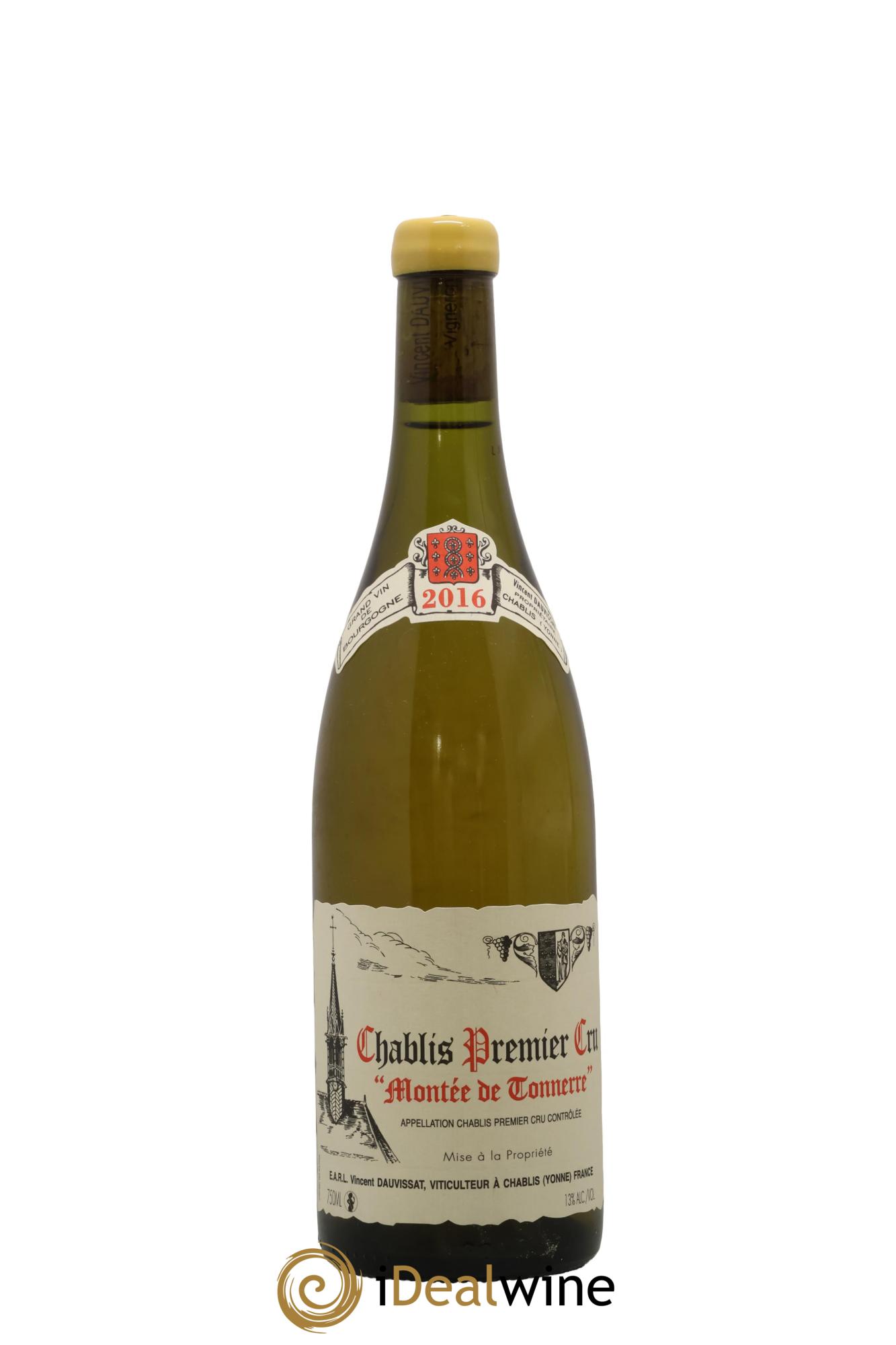 Chablis 1er Cru Montée de Tonnerre Vincent Dauvissat (Domaine) 2016 - Posten von 1 Flasche - 0