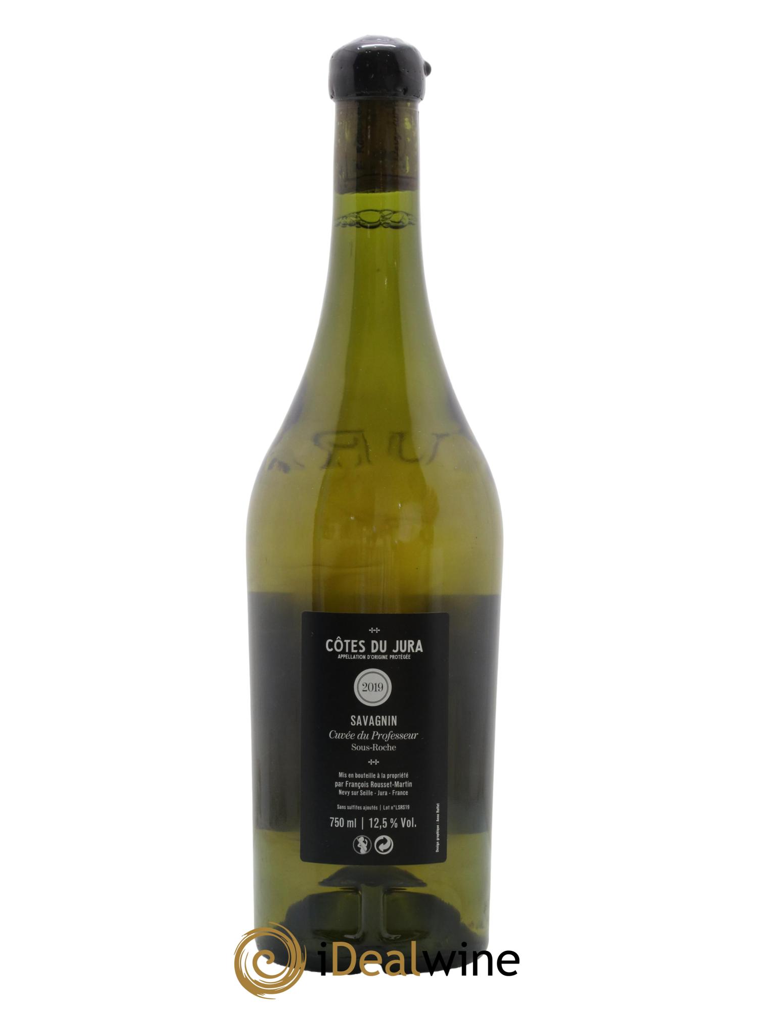 Côtes du Jura Cuvee Professeur Sous Roche Domaine Rousset Martin 2019 - Lot de 1 bouteille - 1