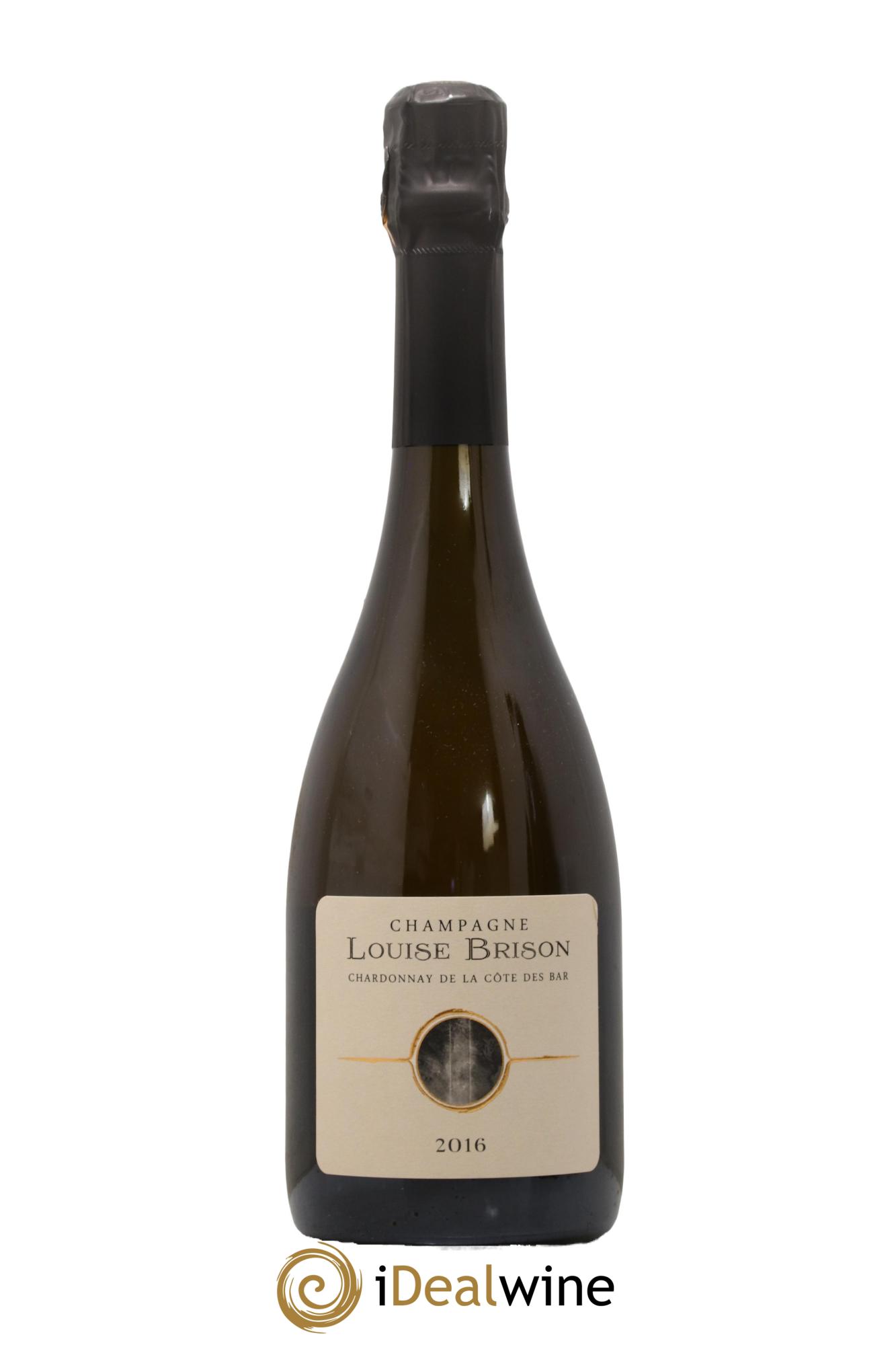Champagne Louise Brison Brut Nature Chardonnay de la Côte des Bar 2016 - Lot of 1 bottle - 0