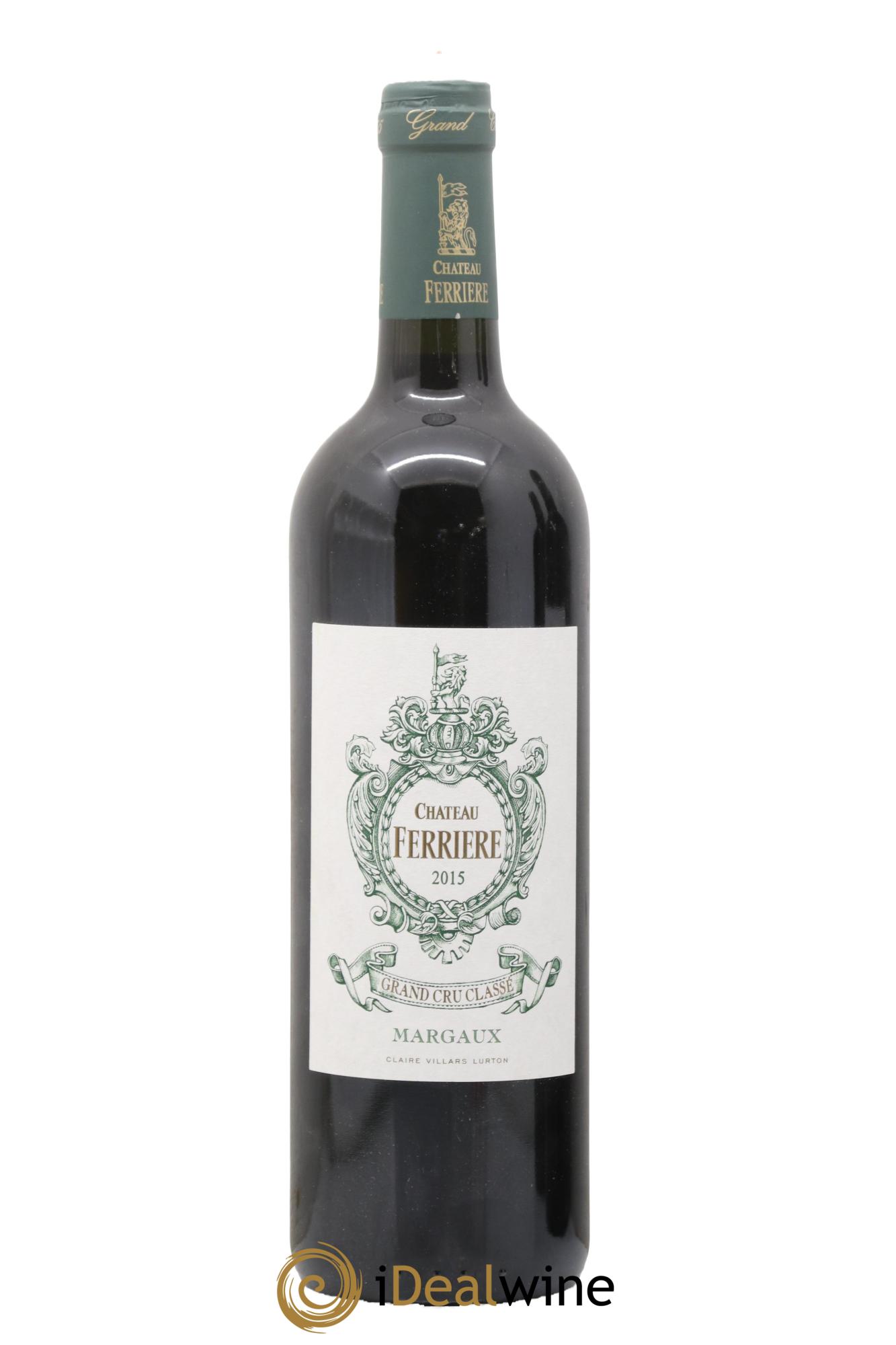 Château Ferrière 3ème Grand Cru Classé 2015 - Lot de 1 bouteille - 0
