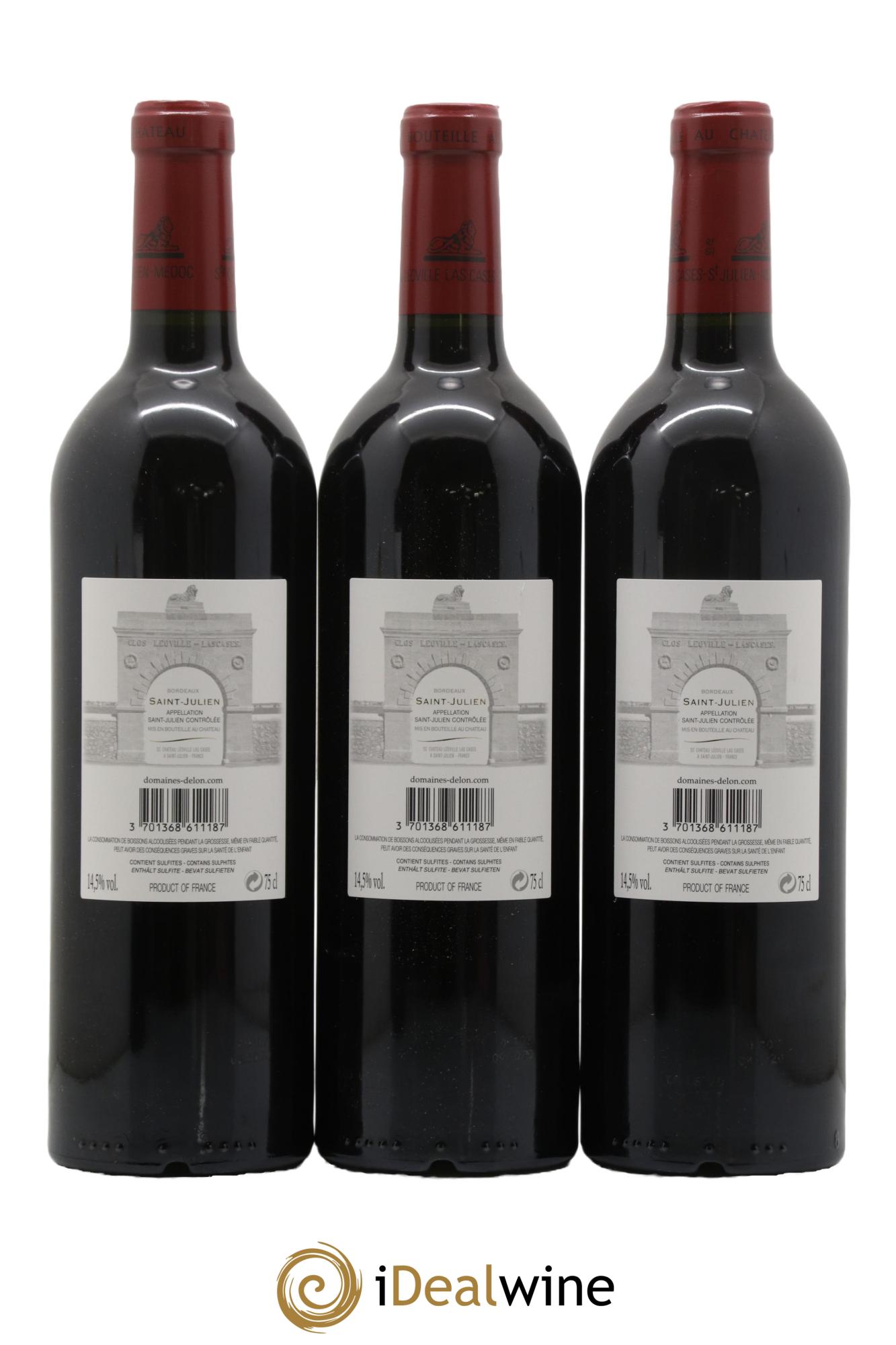 Château Léoville Las Cases 2ème Grand Cru Classé 2018 - Lotto di 6 bottiglie - 4