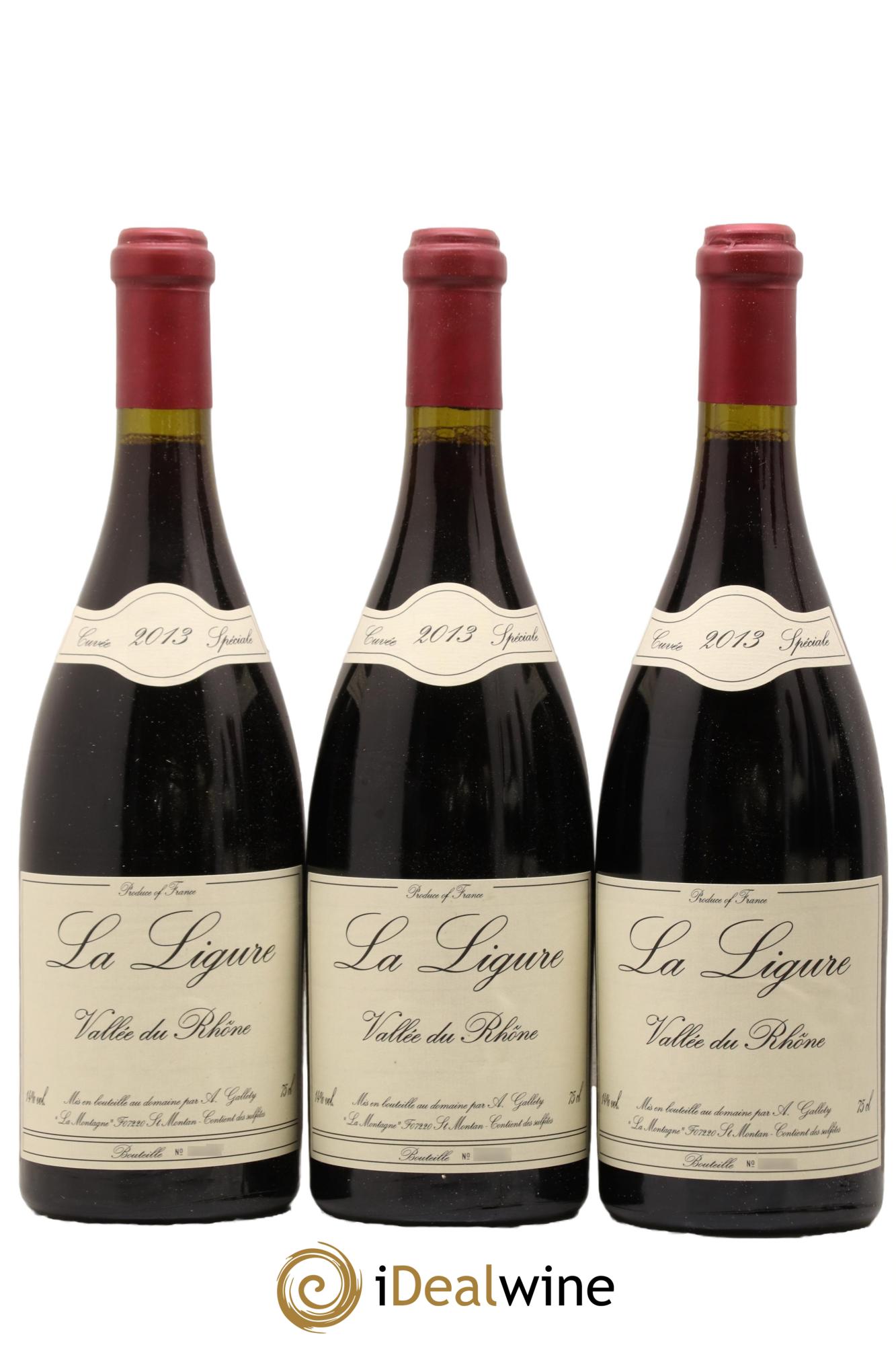 Côtes du Vivarais La Ligure Gallety (Domaine) 2013 - Lot de 6 bouteilles - 1