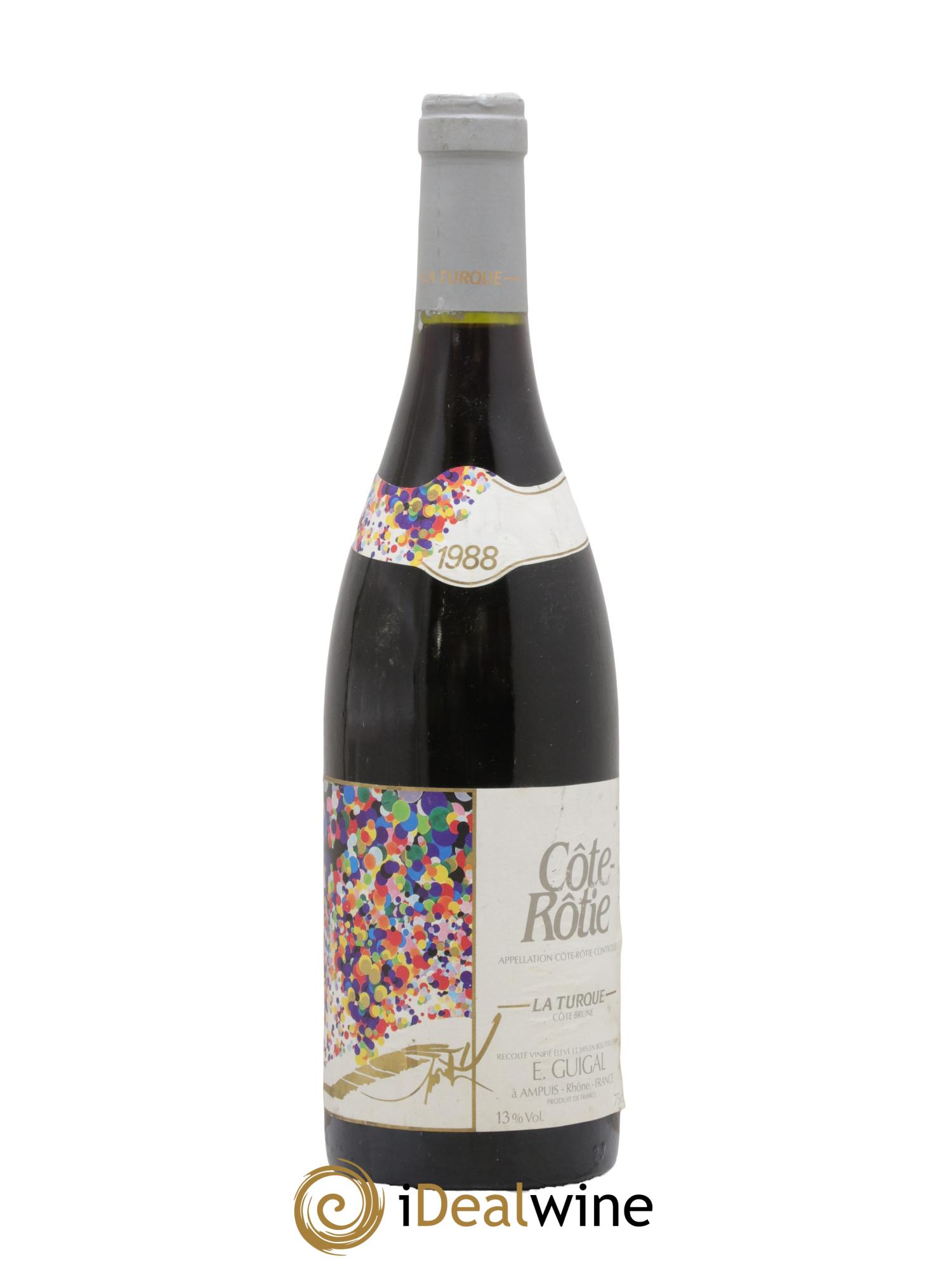 Côte-Rôtie La Turque Guigal 1988 - Lot de 1 bouteille - 0