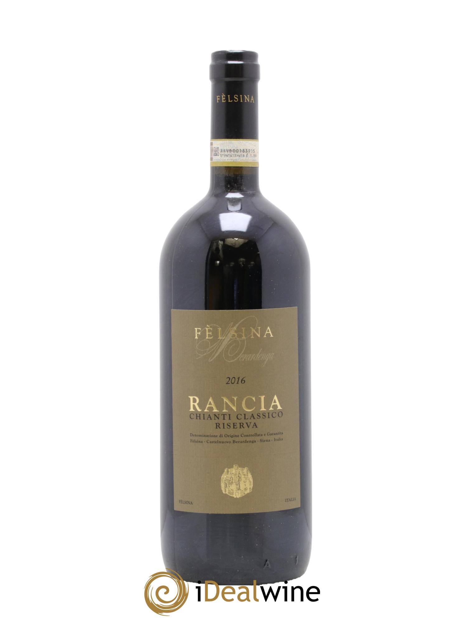 Chianti Classico DOCG Riserva Rancia Fattoria Di Felsina 2016 - Lot de 1 magnum - 1
