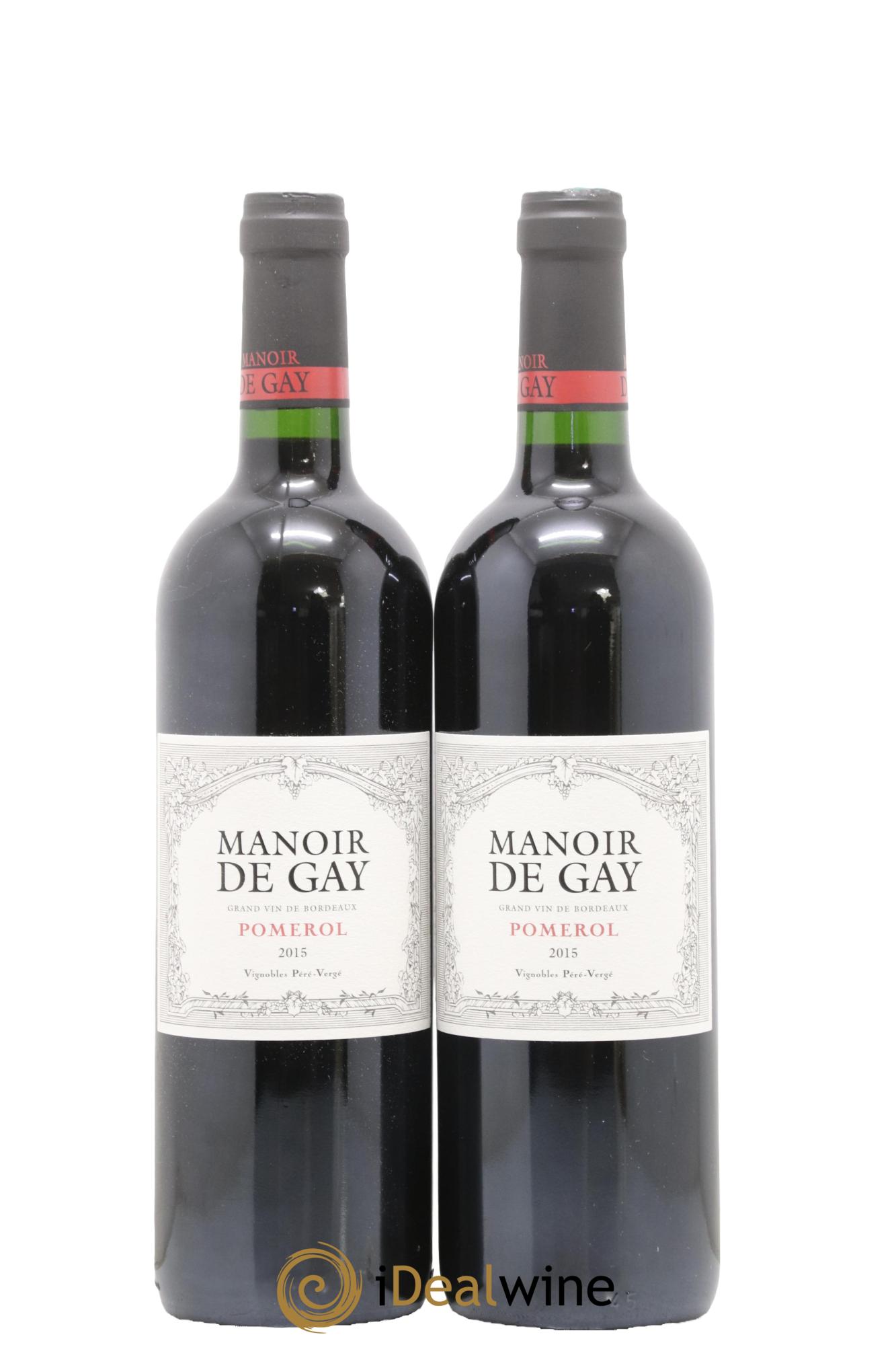 Pomerol Manoir de Gay 2015 - Lot de 2 bouteilles - 0