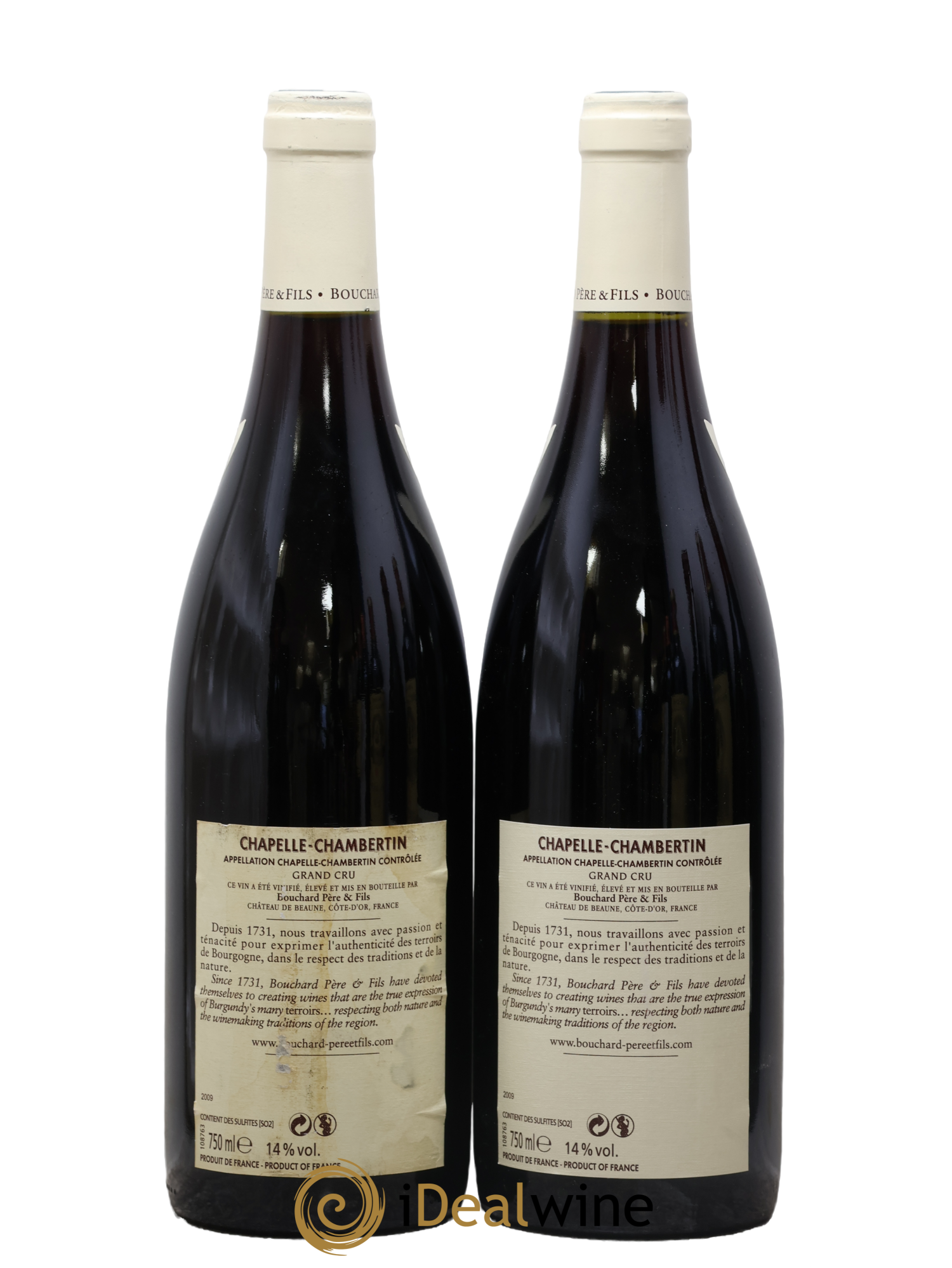 Chapelle-Chambertin Grand Cru Bouchard Père & Fils 2009 - Lot de 2 bouteilles - 1