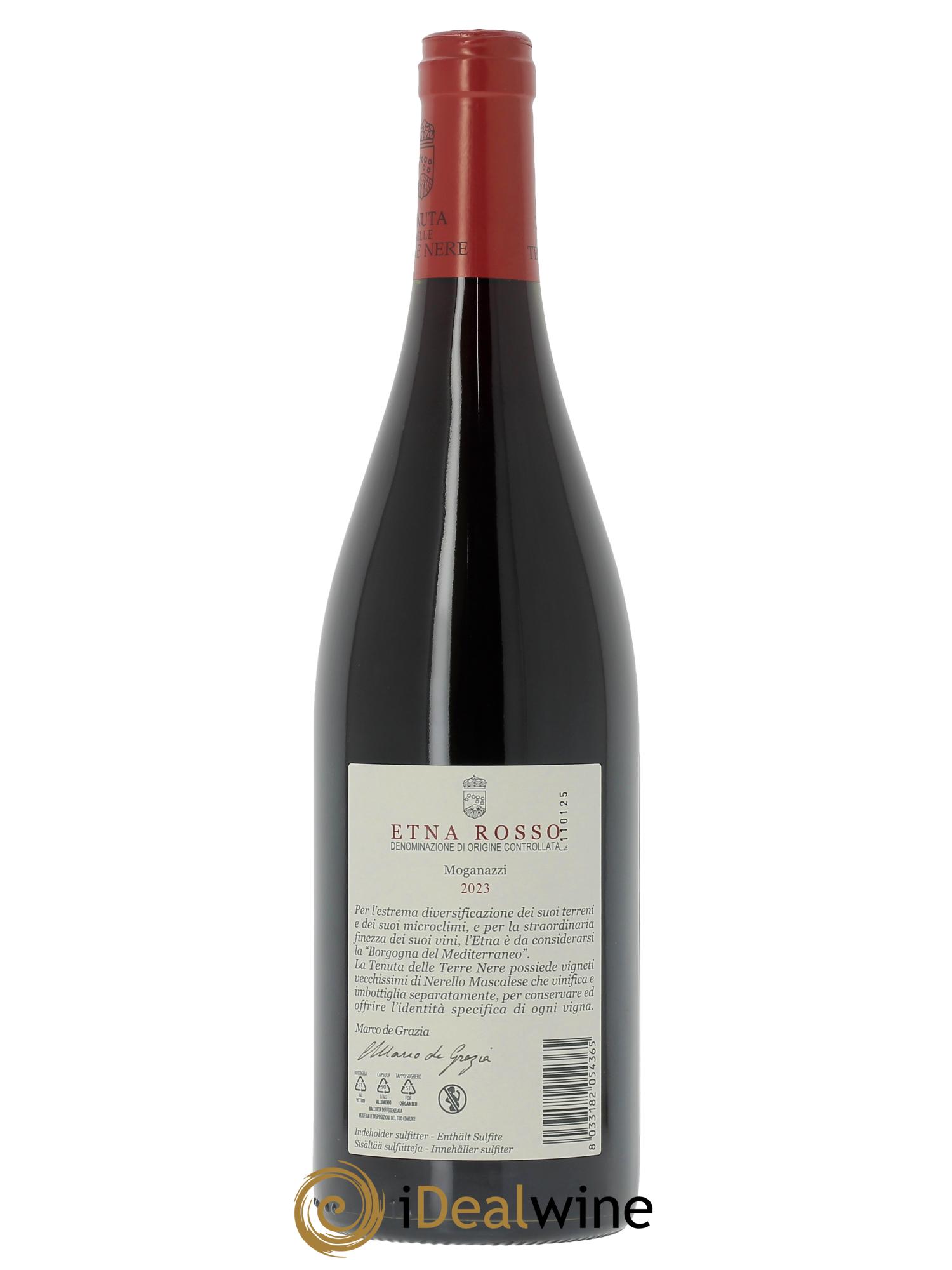 Etna Rosso DOC Tenuta delle Terre Nere Moganazzi 2023 - Lot de 1 bouteille - 1