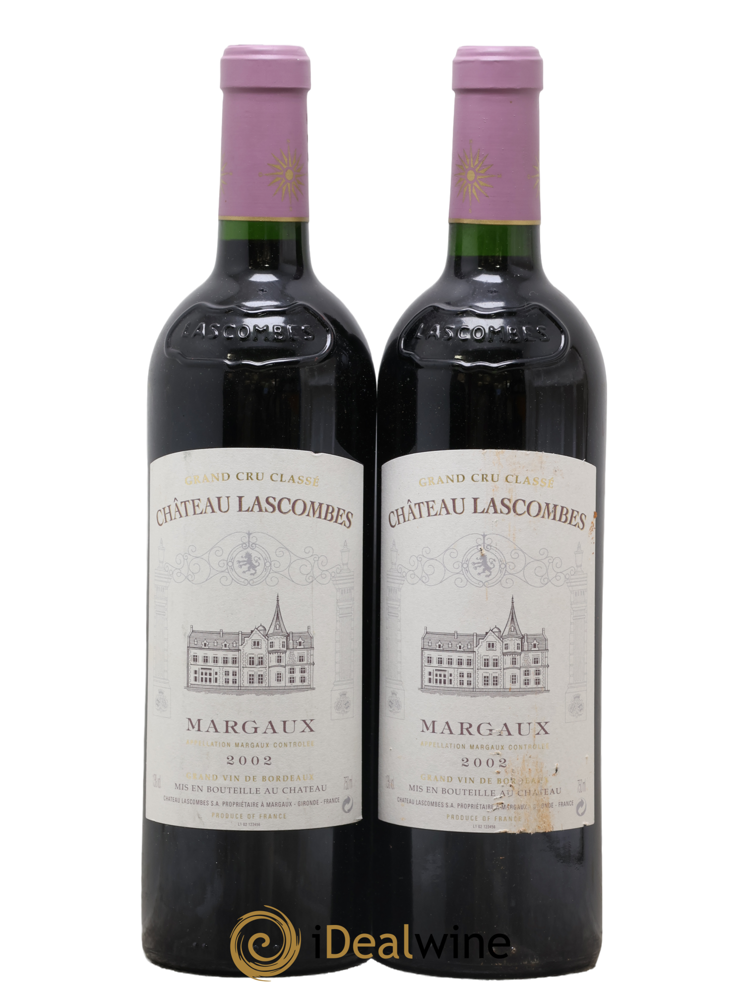 Château Lascombes 2ème Grand Cru Classé 2002 - Lot of 2 bottles - 0