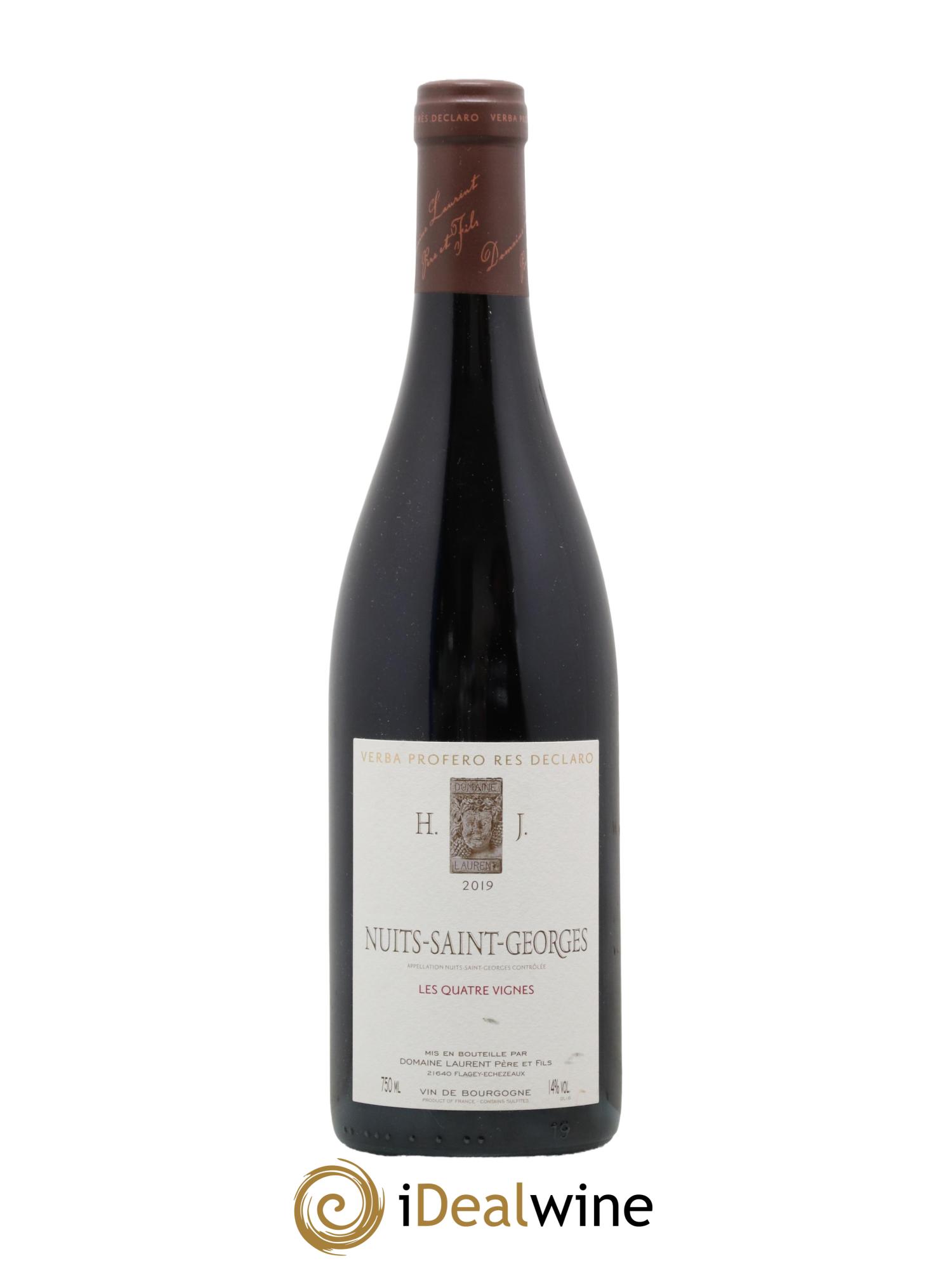 Nuits-Saint-Georges Les 4 vignes Dominique Laurent 2019 - Lot de 1 bouteille - 0